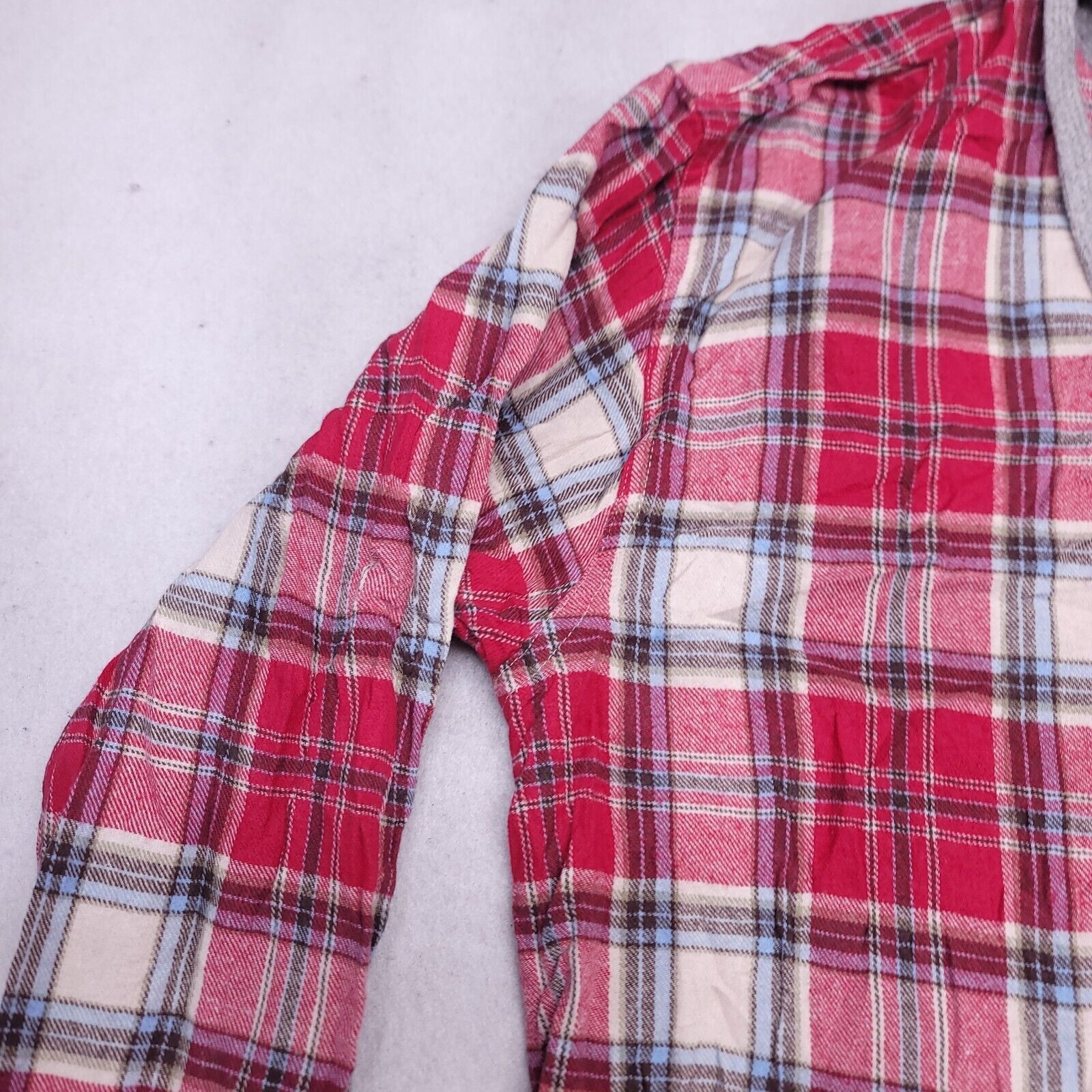 Rsq RSQ Casual Button Up Hoodie Mens Size Medium M Red Plaid Size US M / EU 48-50 / 2 - 4 Thumbnail