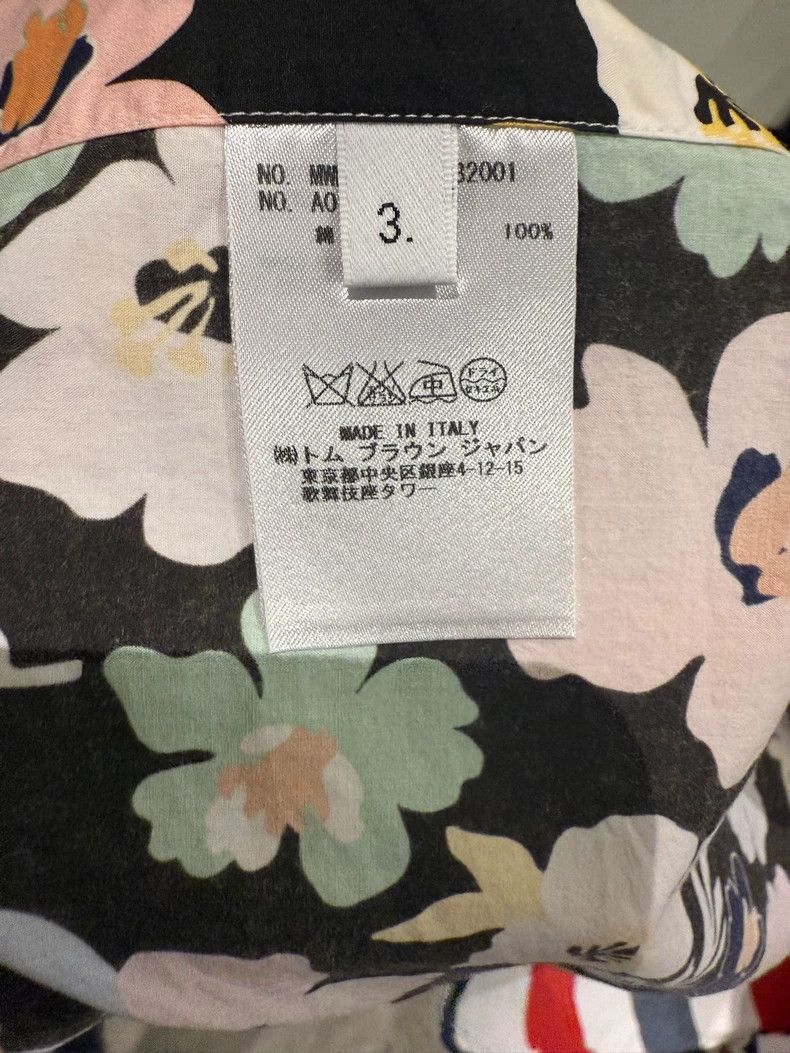 Thom Browne Thom Browne size3 Full flower design shirt Size US L / EU 52-54 / 3 - 5 Thumbnail