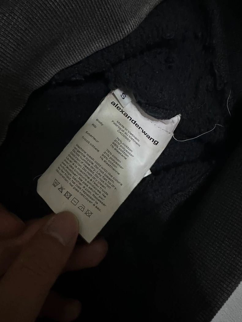 Alexander Wang Alexander Wang Acid Wash High Neck Sweatshirt- Size S / US 4 / IT 40 - 5 Thumbnail
