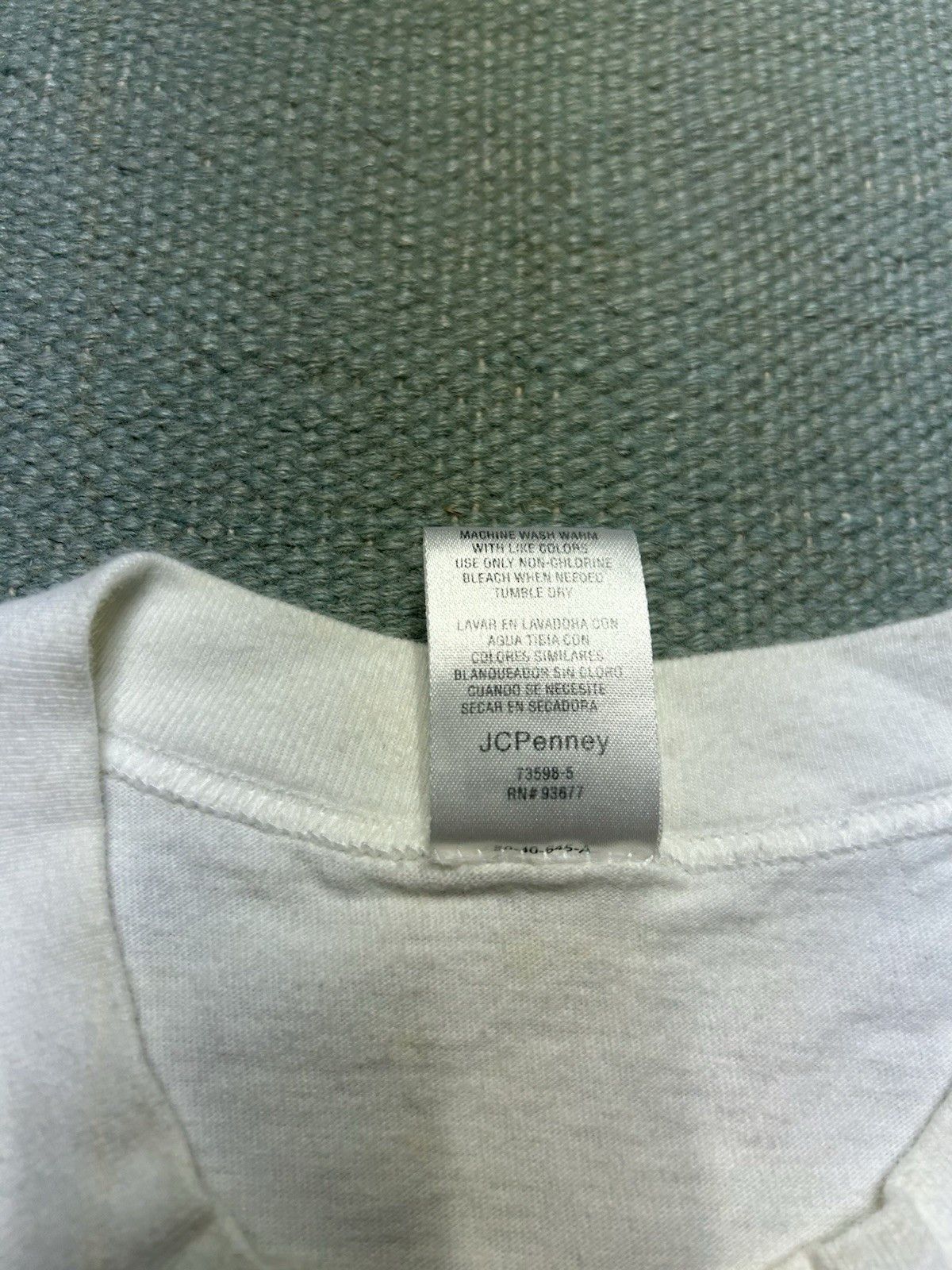 Vintage Vtg 90s Stafford blank white t shirt cotton soft JCP small Size US S / EU 44-46 / 1 - 4 Thumbnail