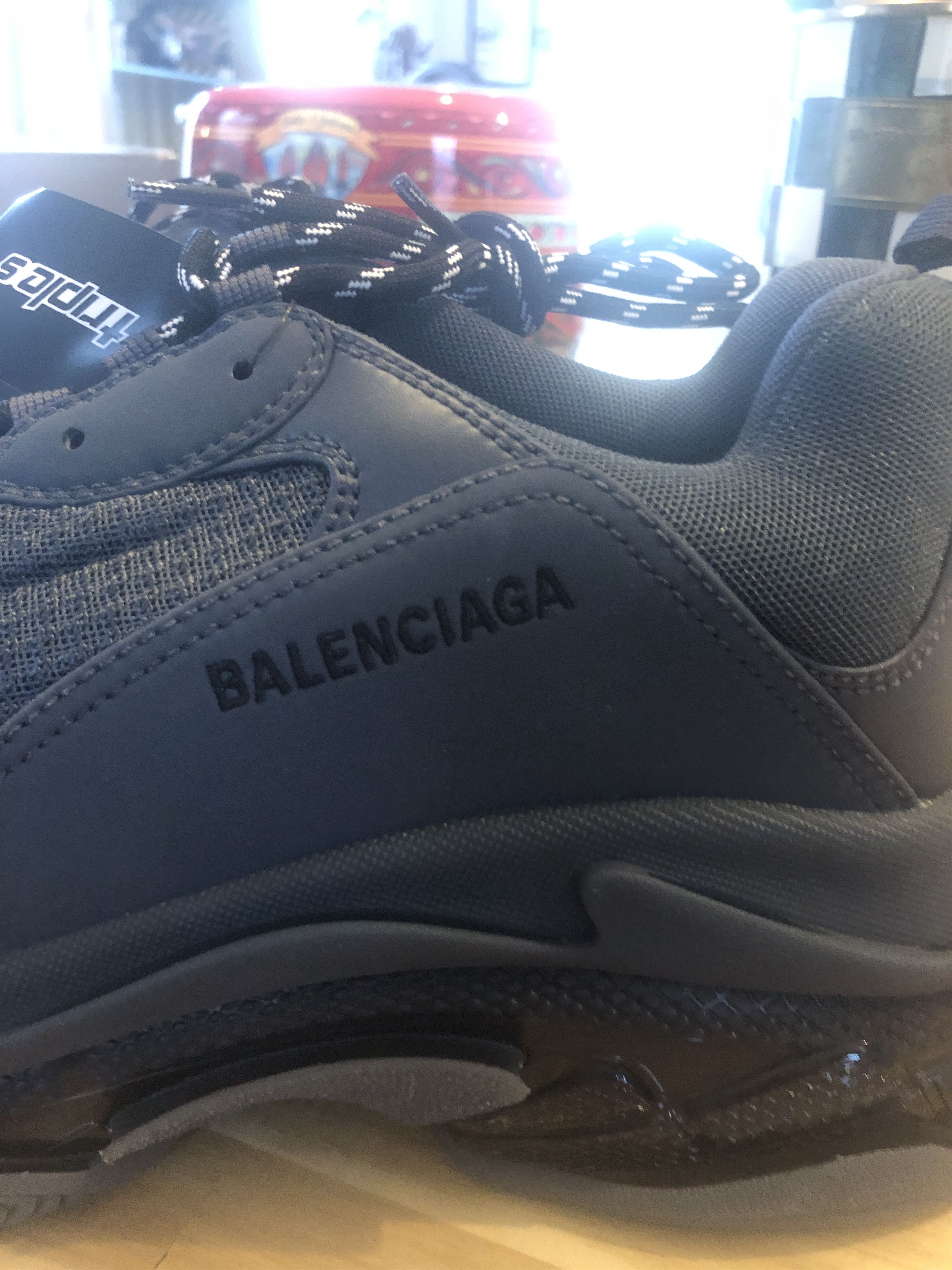 Balenciaga NEW NWT Balenciaga Sneakers TRIPLE S Dark Grey Size US 12 / EU 45 - 8 Thumbnail