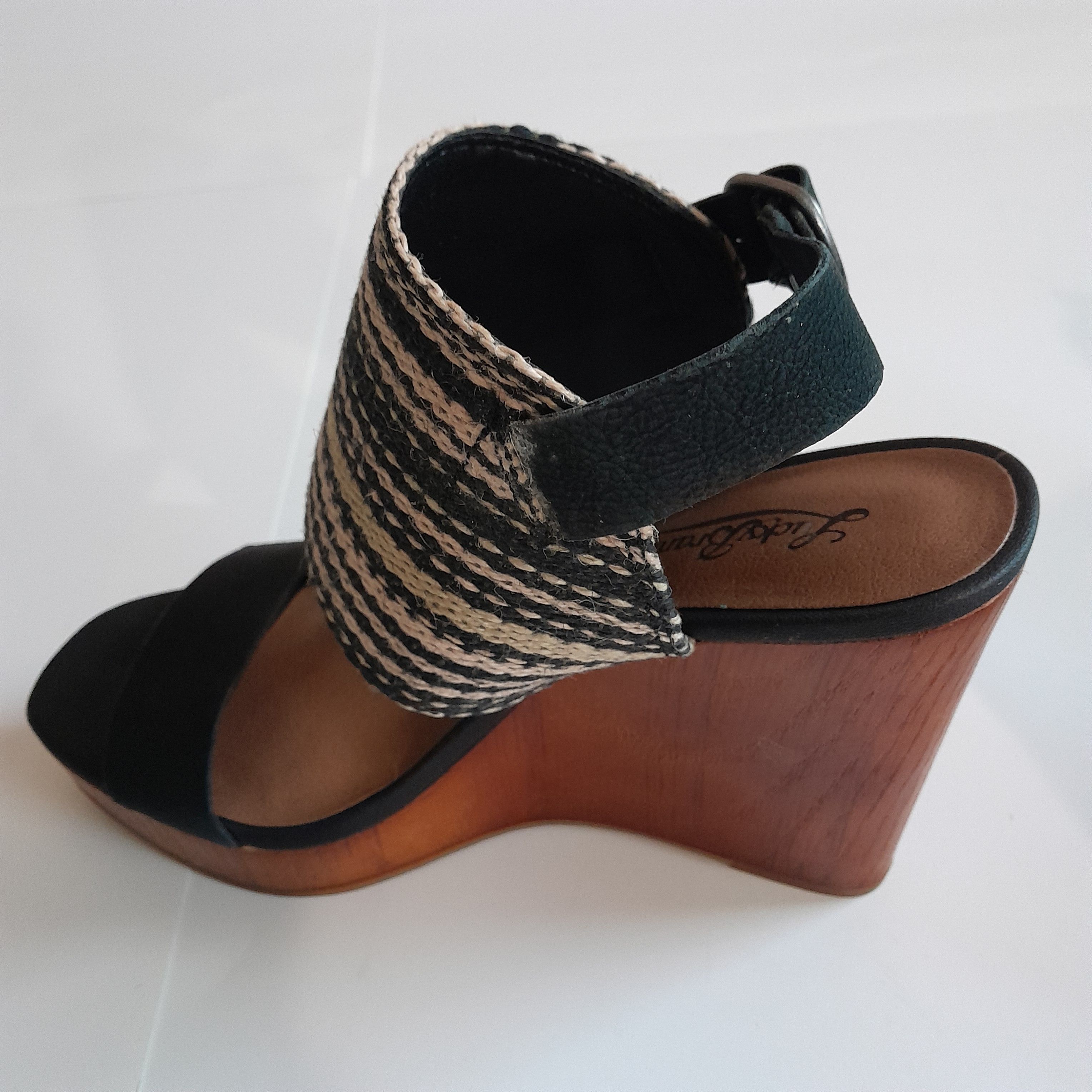 Lucky Brand Lucky Brand Women Mika Chunky Wood Platform Size 8.5M Size US 8.5 / IT 38.5 - 5 Thumbnail