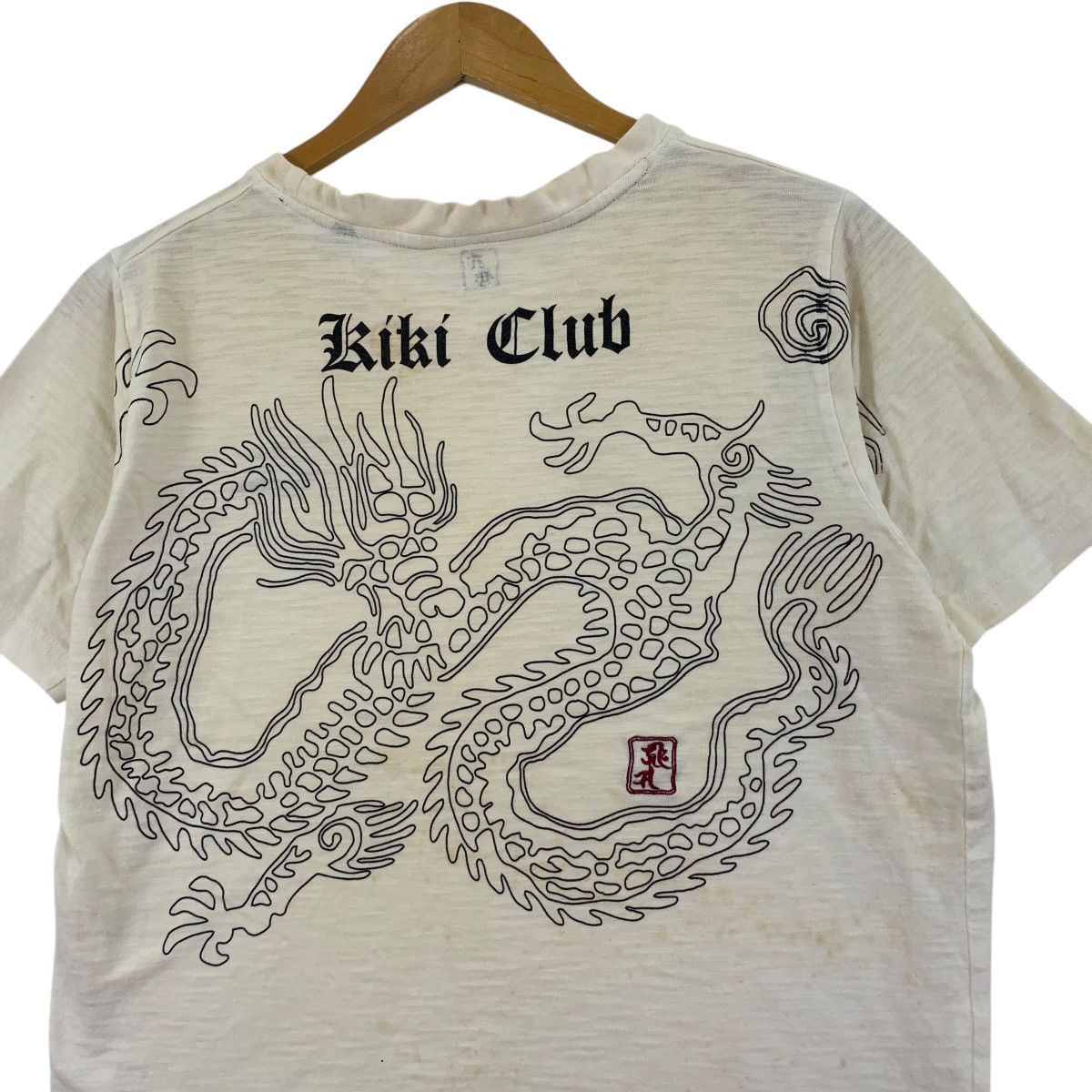 Vintage Vintage JAPAN TRADITIONAL DRAGON Kiki Club Tee Shirt Top Size M / US 6-8 / IT 42-44 - 5 Thumbnail