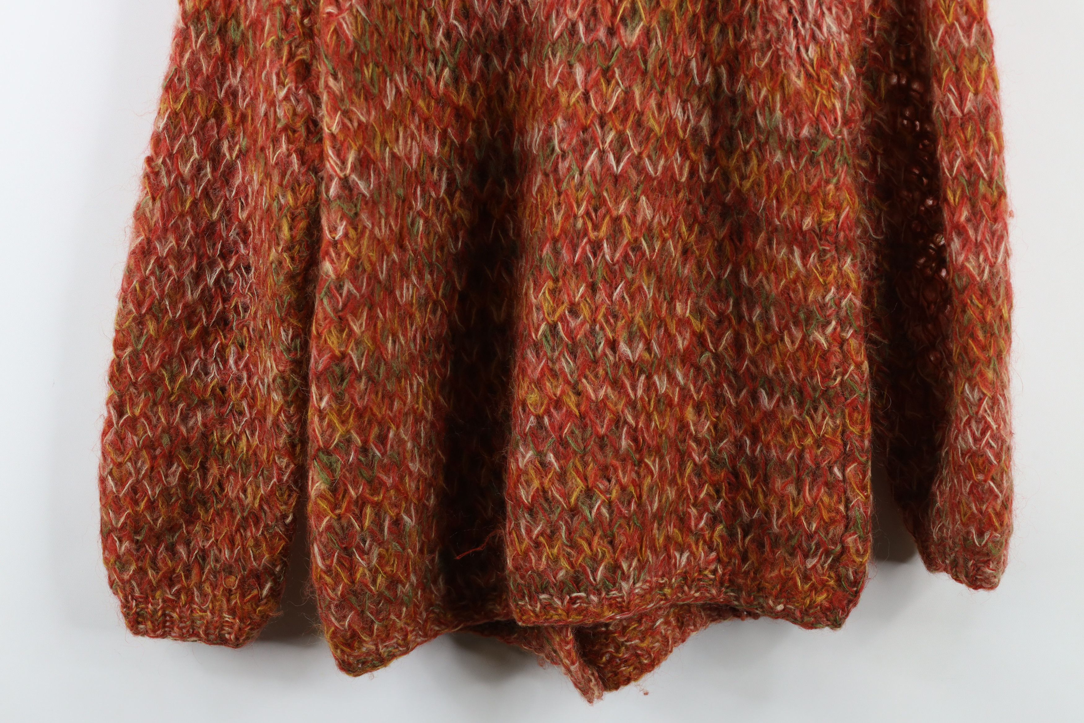 Vintage Vintage 60s 70s Streetwear Blend Crochet Cardigan Sweater Size L / US 10 / IT 46 - 8 Thumbnail