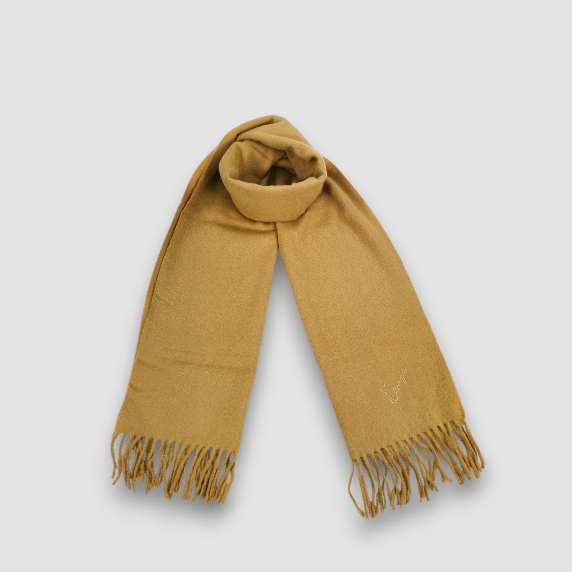 Vintage Kenzo Scarf Wool Cashmere Muffler Scarves