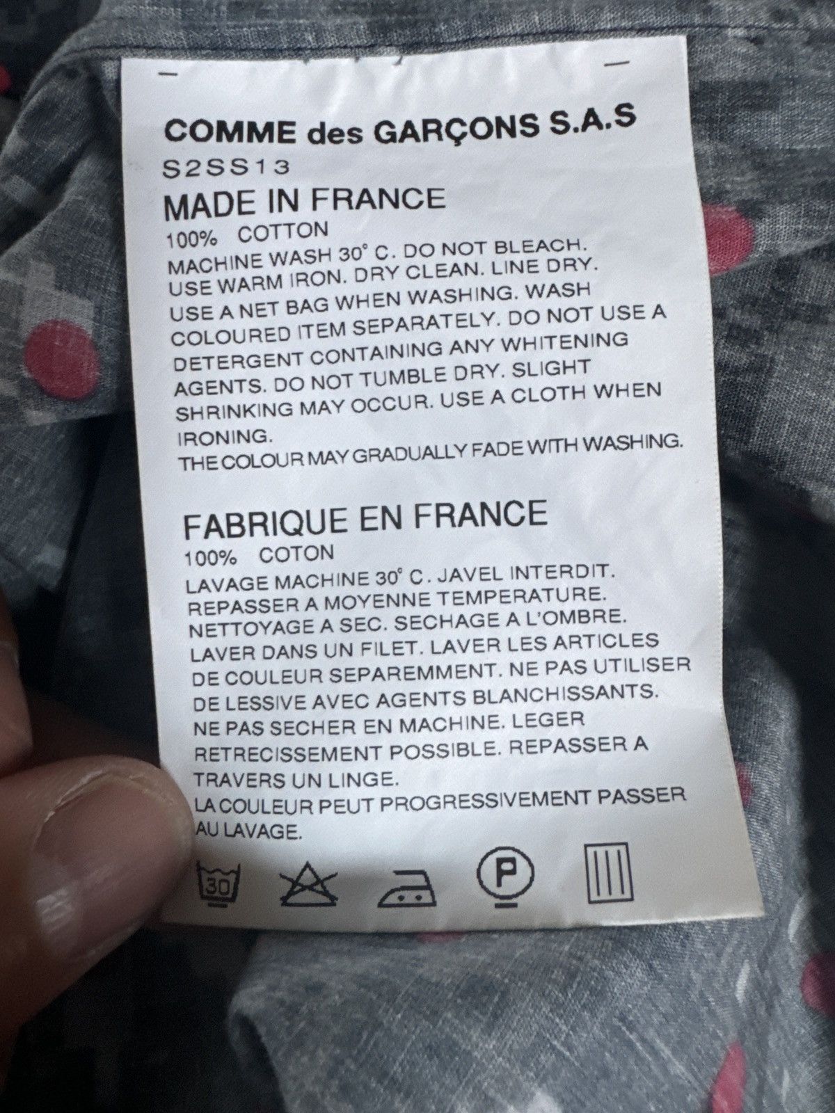 Comme des Garcons × Supreme Supreme x comme des gracons shirt Size US M / EU 48-50 / 2 - 3 Thumbnail