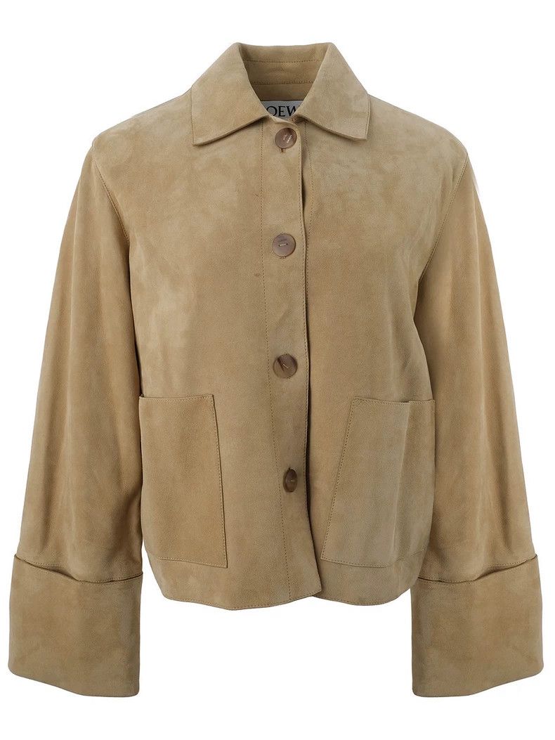 Loewe LOEWE Cashmere sheep leather short coat Size S / US 4 / IT 40 - 1 Thumbnail