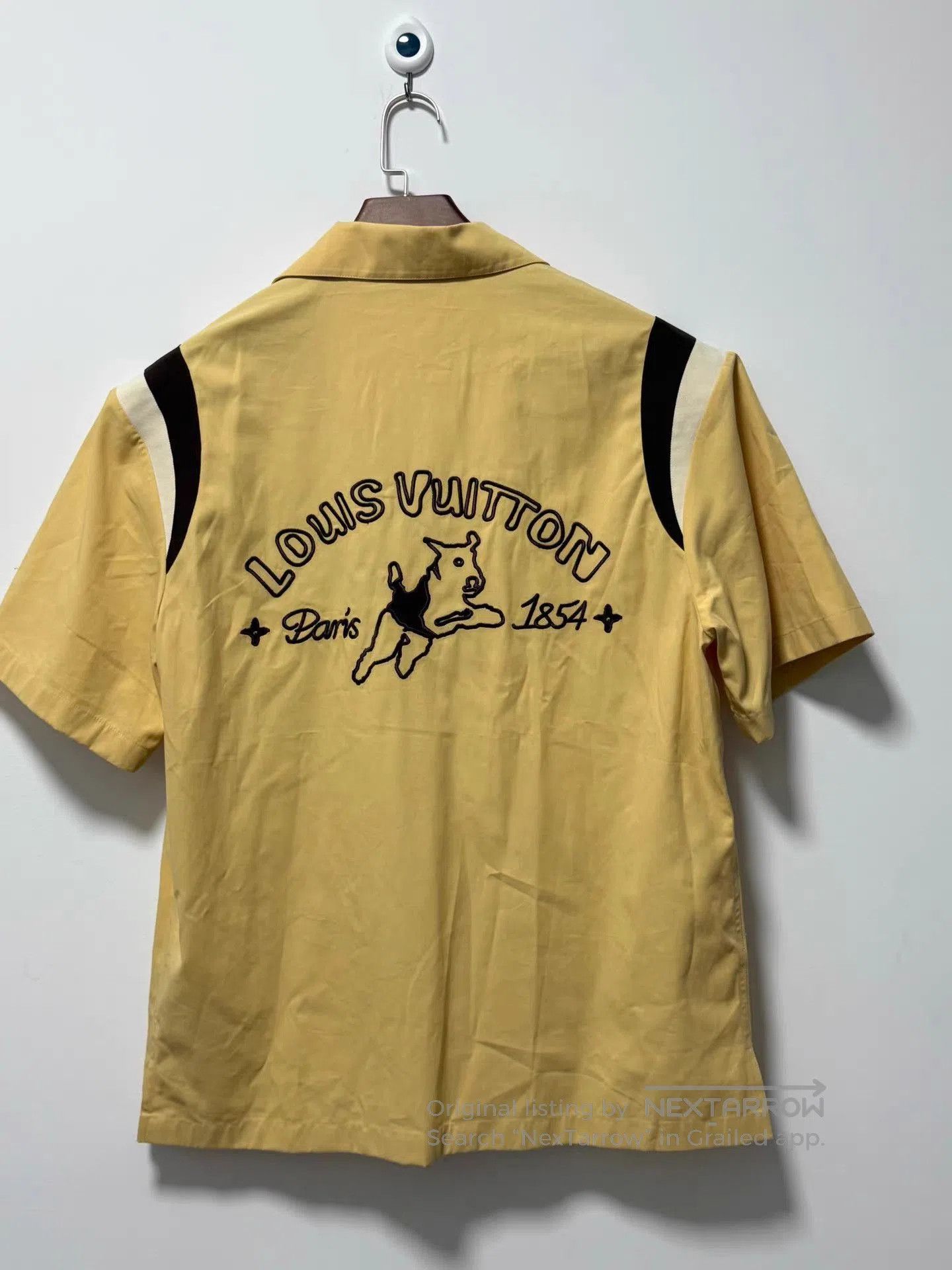 Louis Vuitton Yellow Short Sleeve Button-Up Shirt. Size US L / EU 52-54 / 3 - 2 Thumbnail