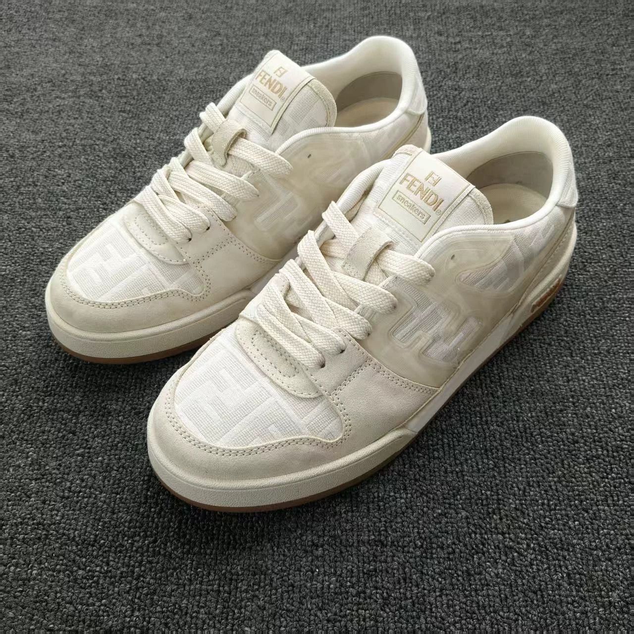 Fendi Fendi Off-White All Over Print Sneakers 42 99 New Size US 9 / EU 42 - 1 Thumbnail
