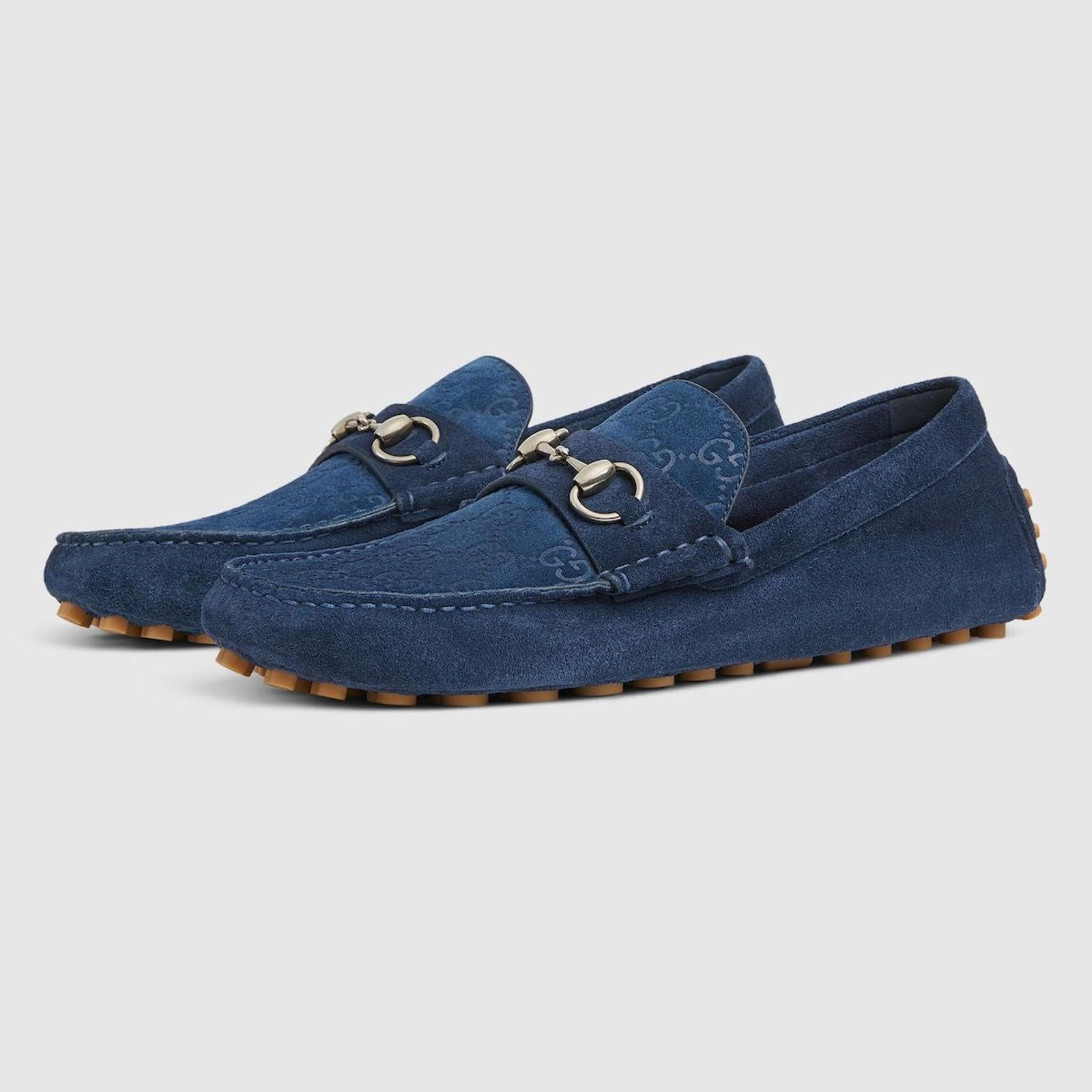 Gucci Gucci Horsebit GG Suede Drivers Size US 6 / EU 39 - 3 Thumbnail