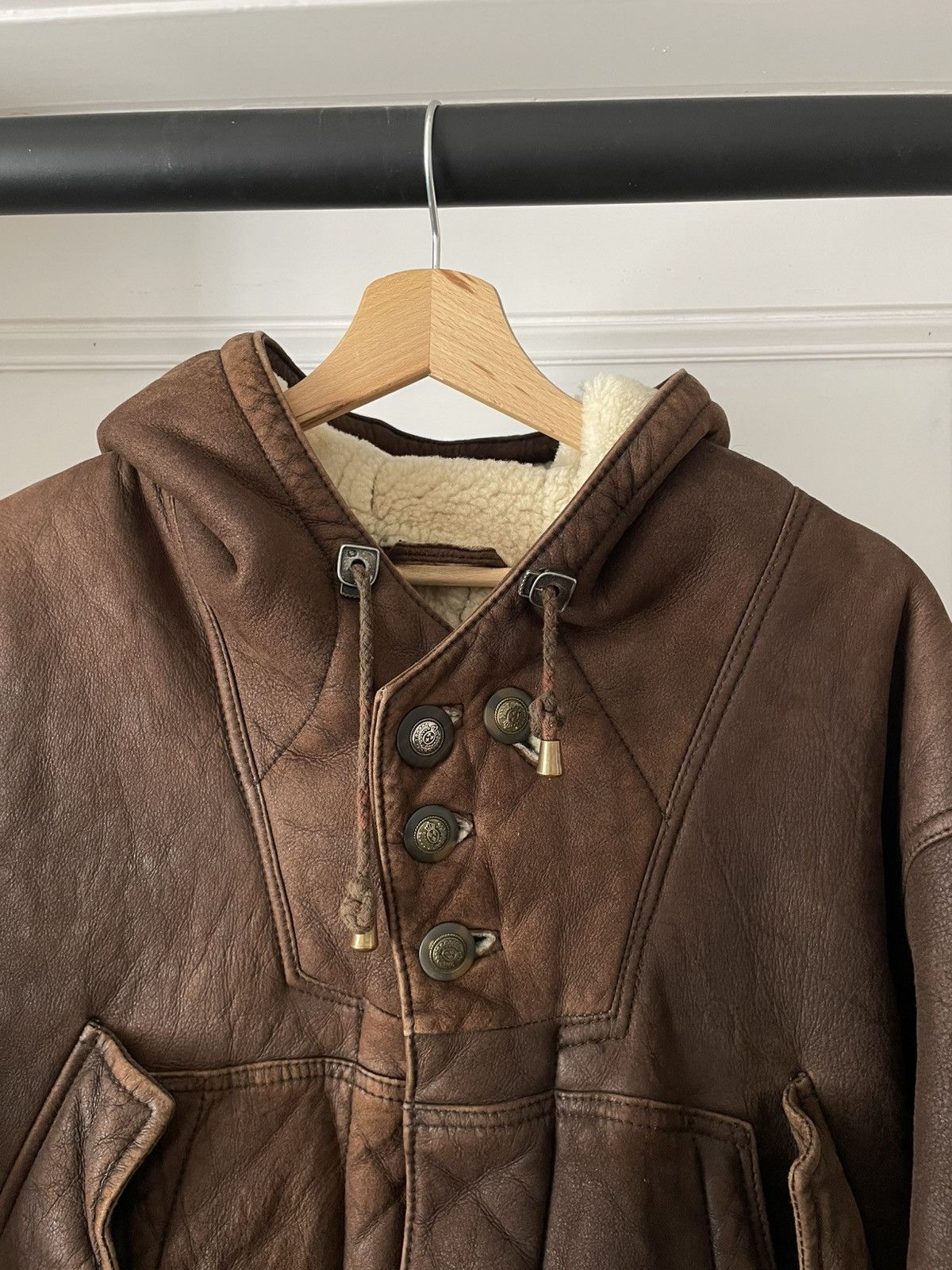 Emporio Armani ‘92 EA Shearling Arctic Hunter Parka Vintage Jacket Coat Size US L / EU 52-54 / 3 - 4 Thumbnail