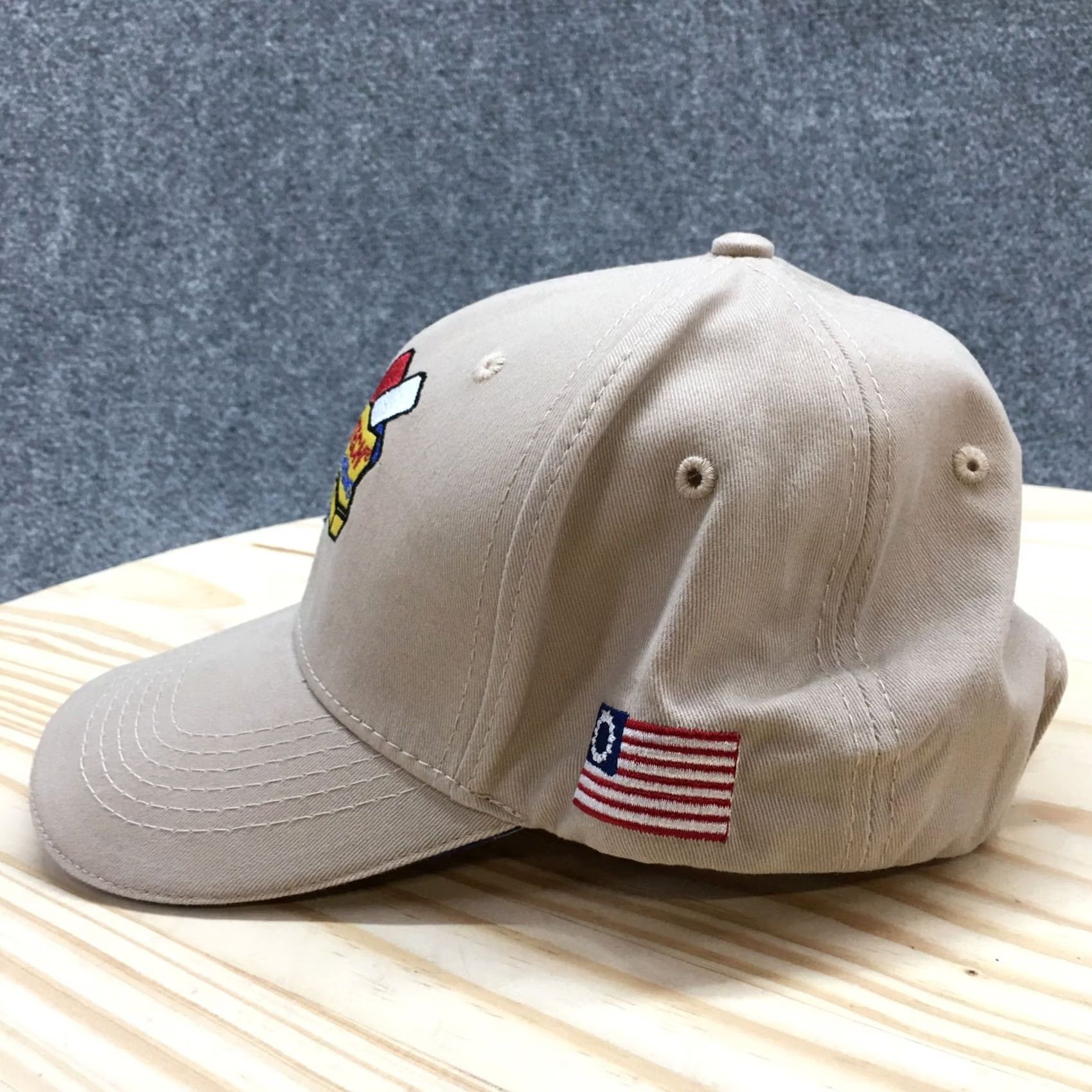Vintage Pave Tech Hardscape Outfitters Tan Baseball Hat Unisex OSFA Adjustable Strapback Size ONE SIZE - 5 Thumbnail