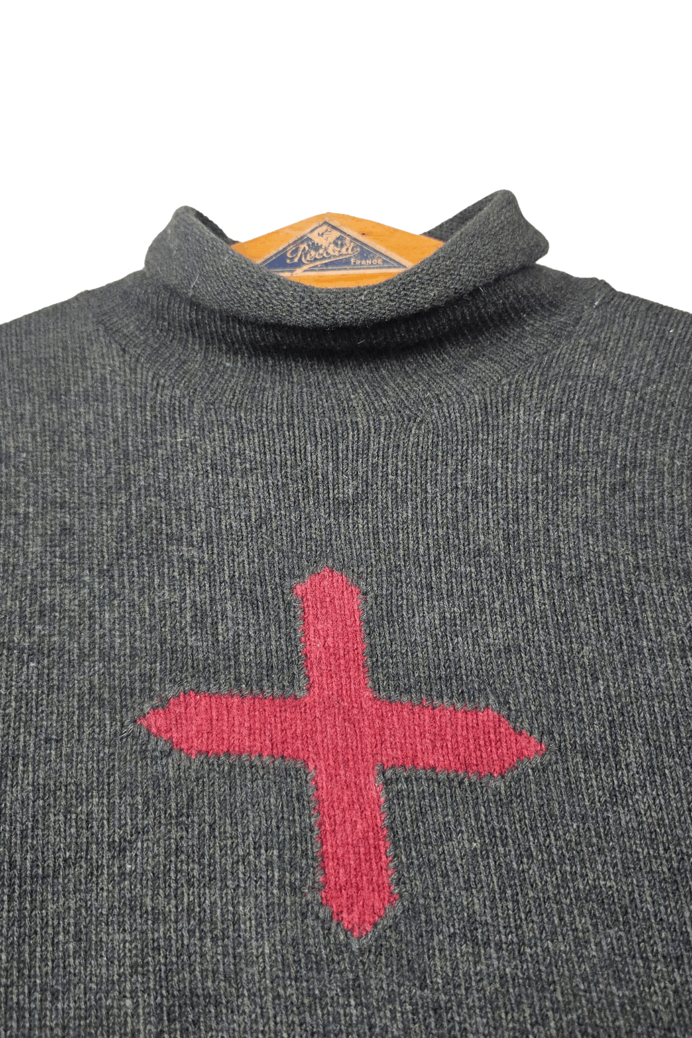Polo Ralph Lauren FW96 Polo Sport “Rescue” Lambswool Mock-Neck Knit - HK Size US XL / EU 56 / 4 - 3 Thumbnail