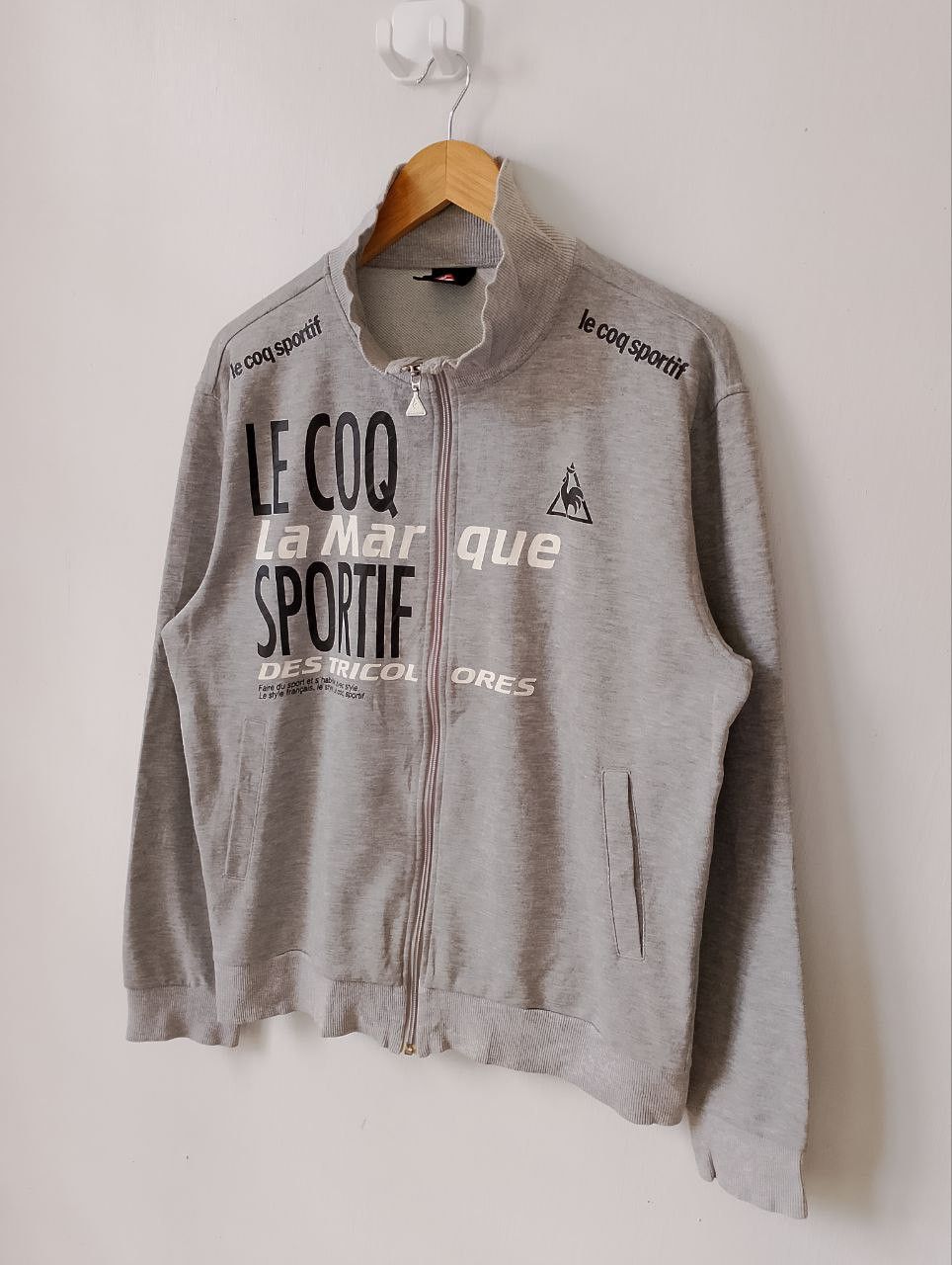 Le Coq Sportif LE COQ SPORTIF Full Zipper Sweater Jacket Size US L / EU 52-54 / 3 - 3 Thumbnail