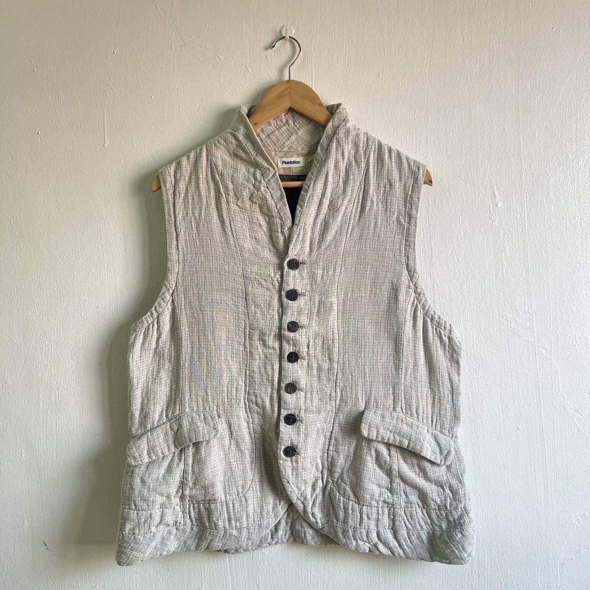 Issey Miyake PLANTATION BY ISSEY MIYAKE VEST Size US M / EU 48-50 / 2 - 1 Thumbnail