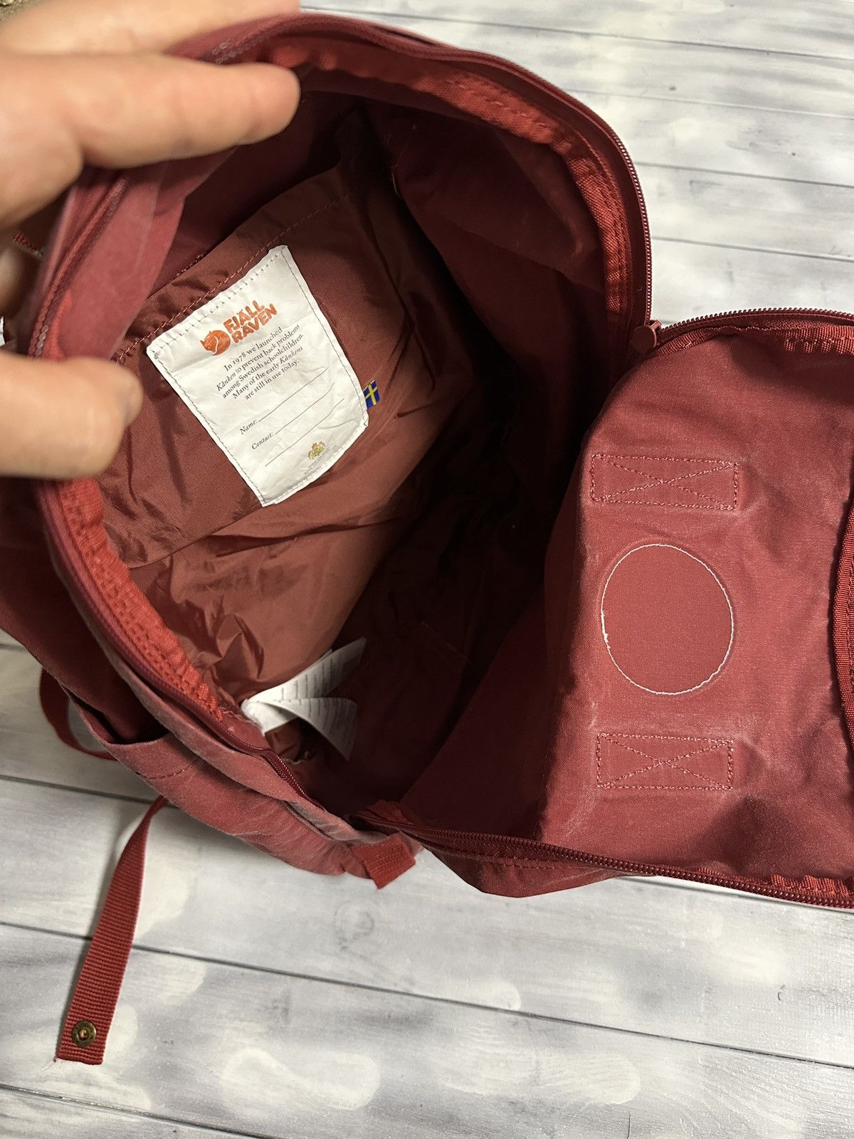 Fjallraven Rare Fjallraven 23510 Kanken Bag Washed Style Y2K Size ONE SIZE - 12 Thumbnail