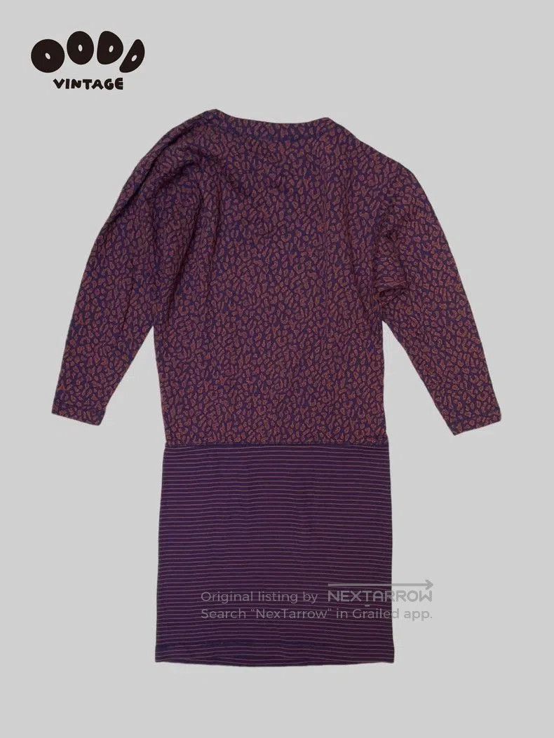 Issey Miyake Issey Miyake 80S Abstract Knit Dress. Size US 36 / EU 52 - 4 Thumbnail