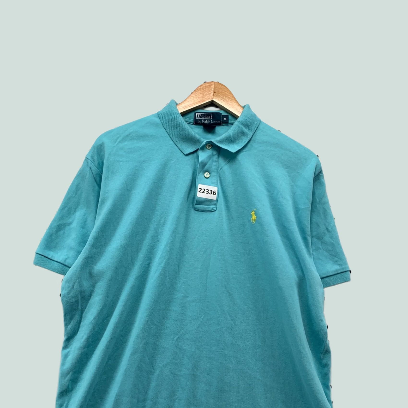 Ralph Lauren Polo Ralph Lauren Polo Shirt Mens Medium Blue Yellow Pony Casual Fits 23.5x28.5 Size US M / EU 48-50 / 2 - 1 Thumbnail
