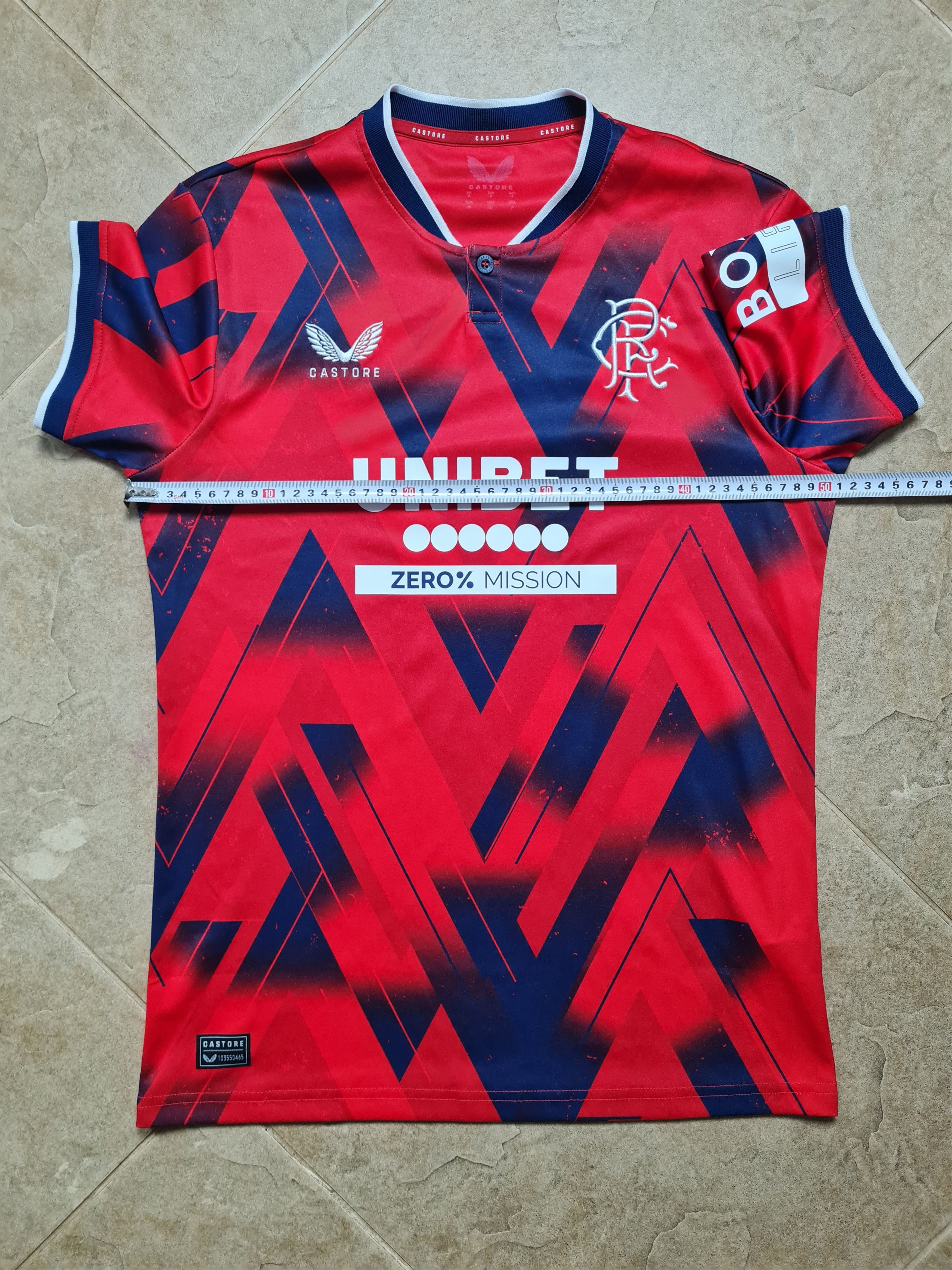 Castore Castore Glasgow Rangers Men's Fourth Shirt 2023/2024 Size US S / EU 44-46 / 1 - 6 Thumbnail