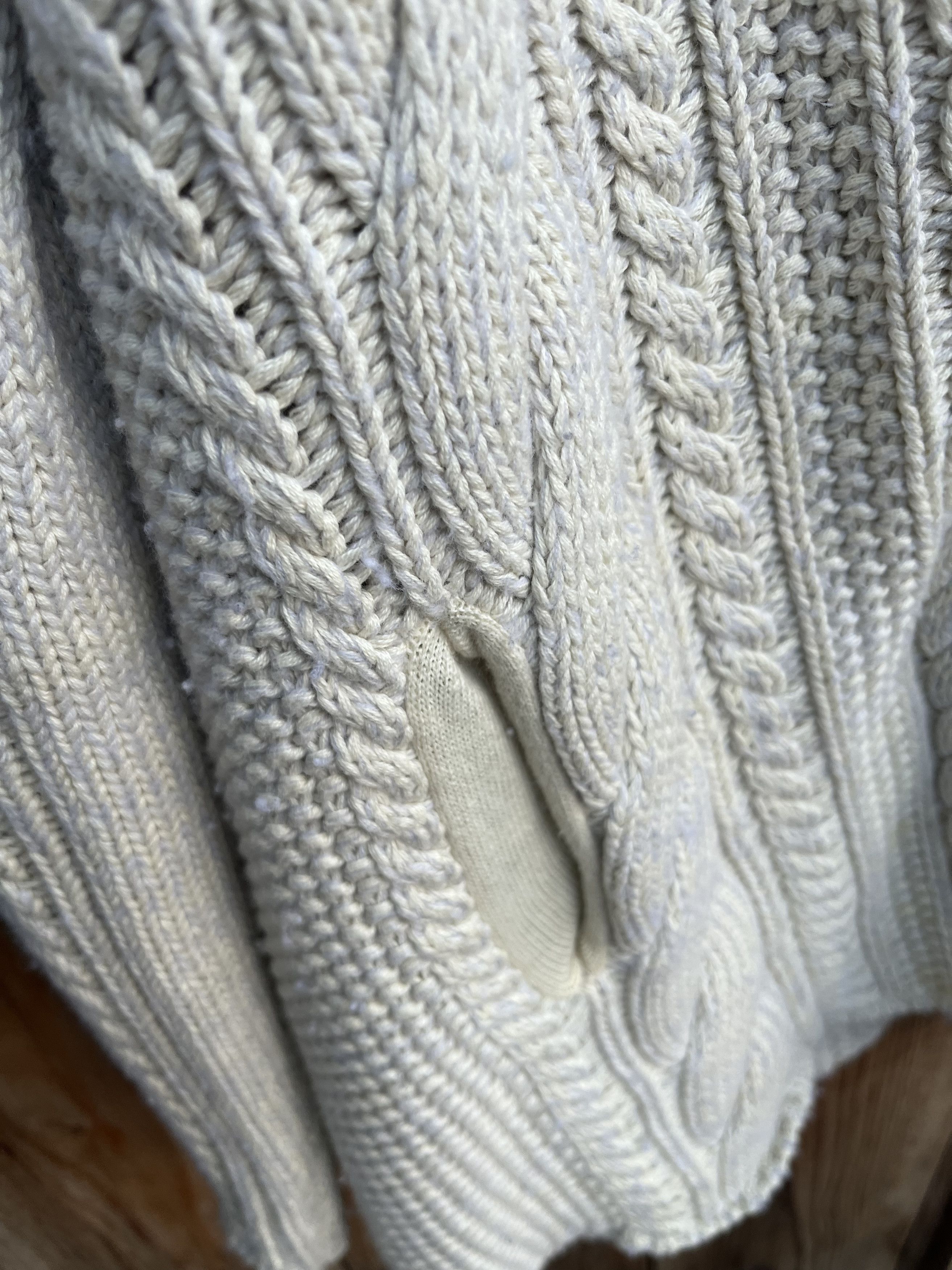 RIPVANWINKLE Alan Carde Off White Cotton-Wool Cardigan (japanese size 5) Size US XL / EU 56 / 4 - 8 Thumbnail