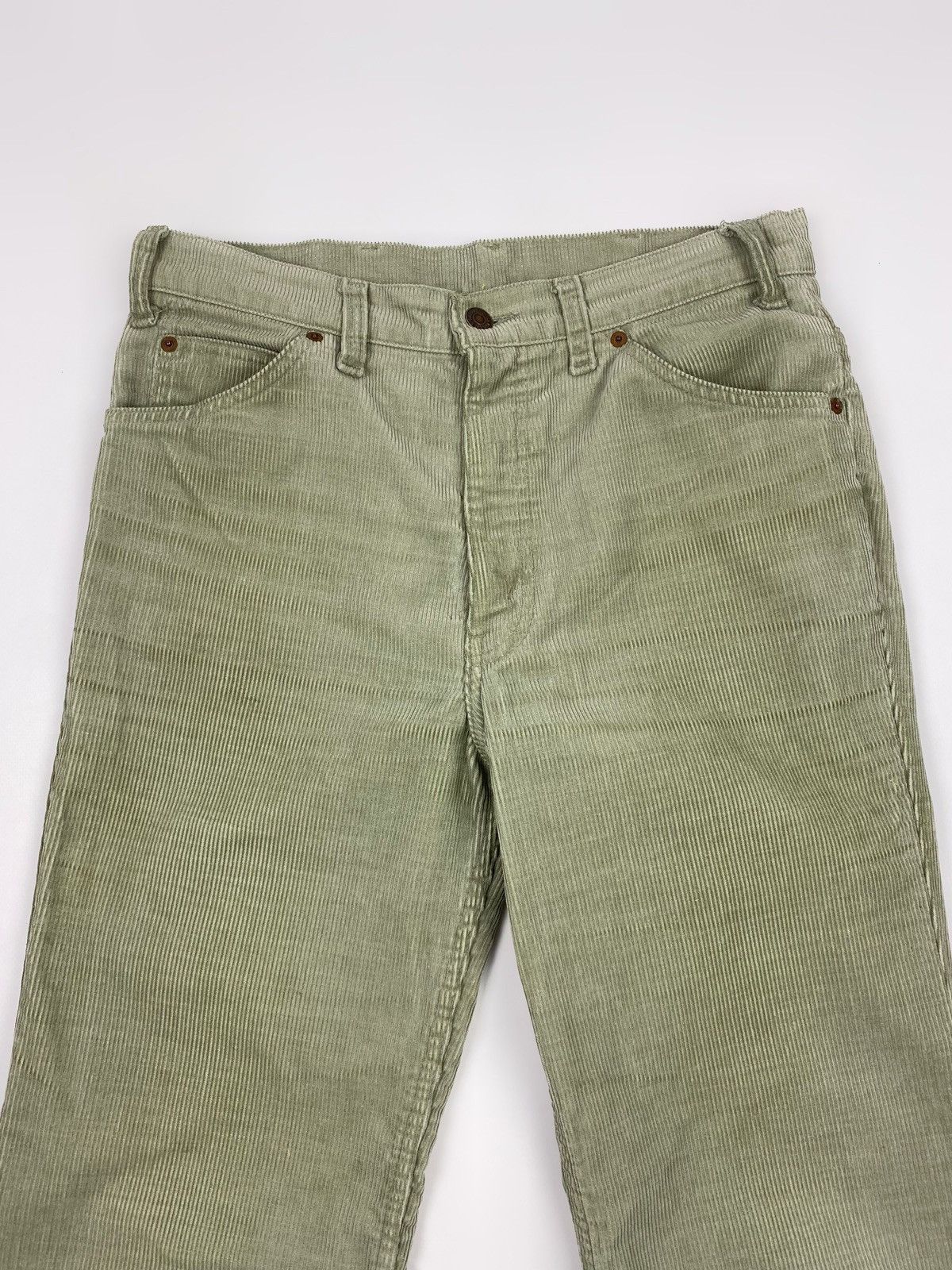 Levi's 1970’s Levi’s White Tab Bell Bottom Corduroy Flares Pants Size US 31 - 4 Thumbnail