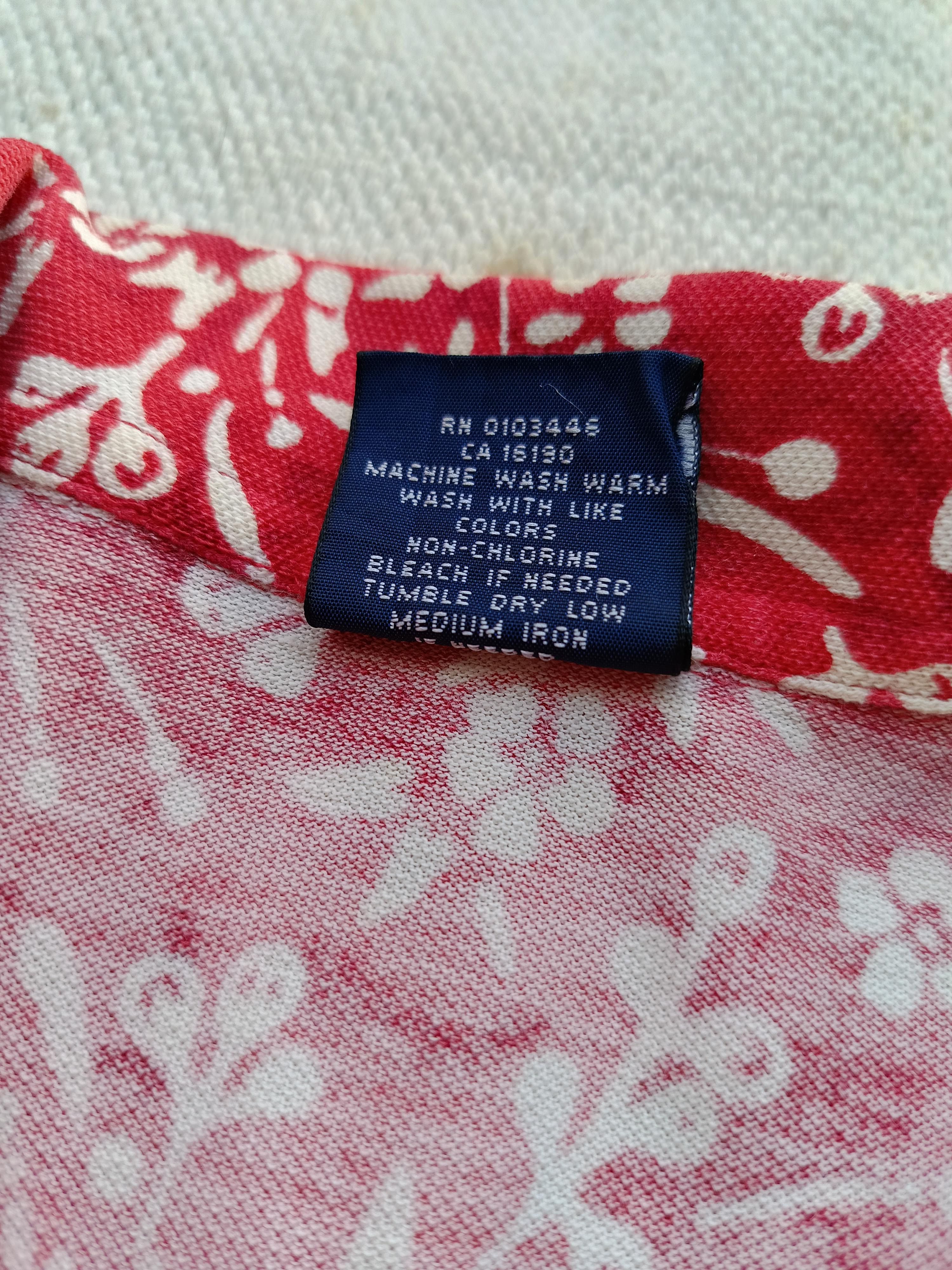 Polo Ralph Lauren POLO Ralph Lauren floral red 90's rare Madagascar shirt Size US S / EU 44-46 / 1 - 10 Thumbnail