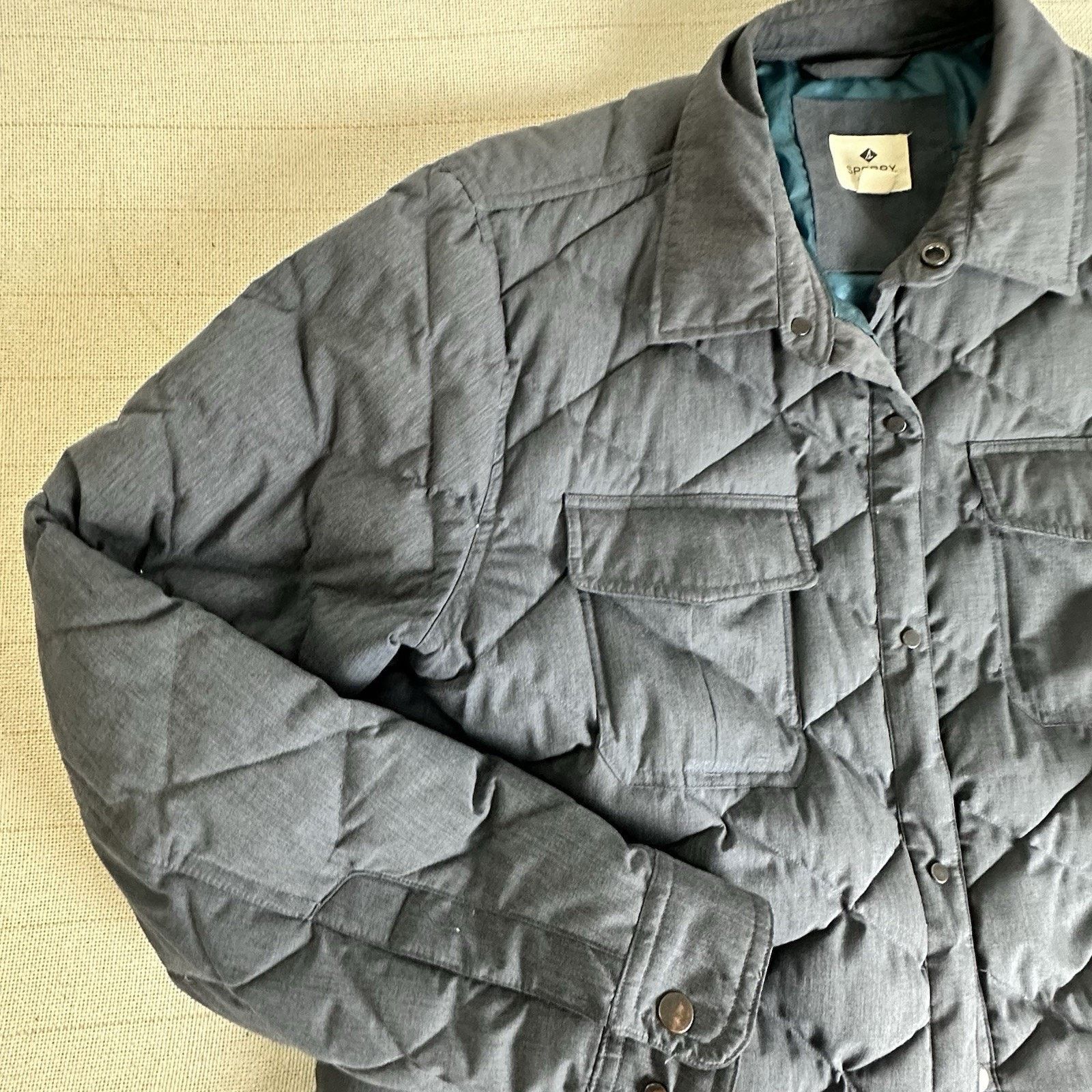 Sperry Sperry Men Quilted Gray Jacket Thinsulate XXL Size US XXL / EU 58 / 5 - 4 Thumbnail