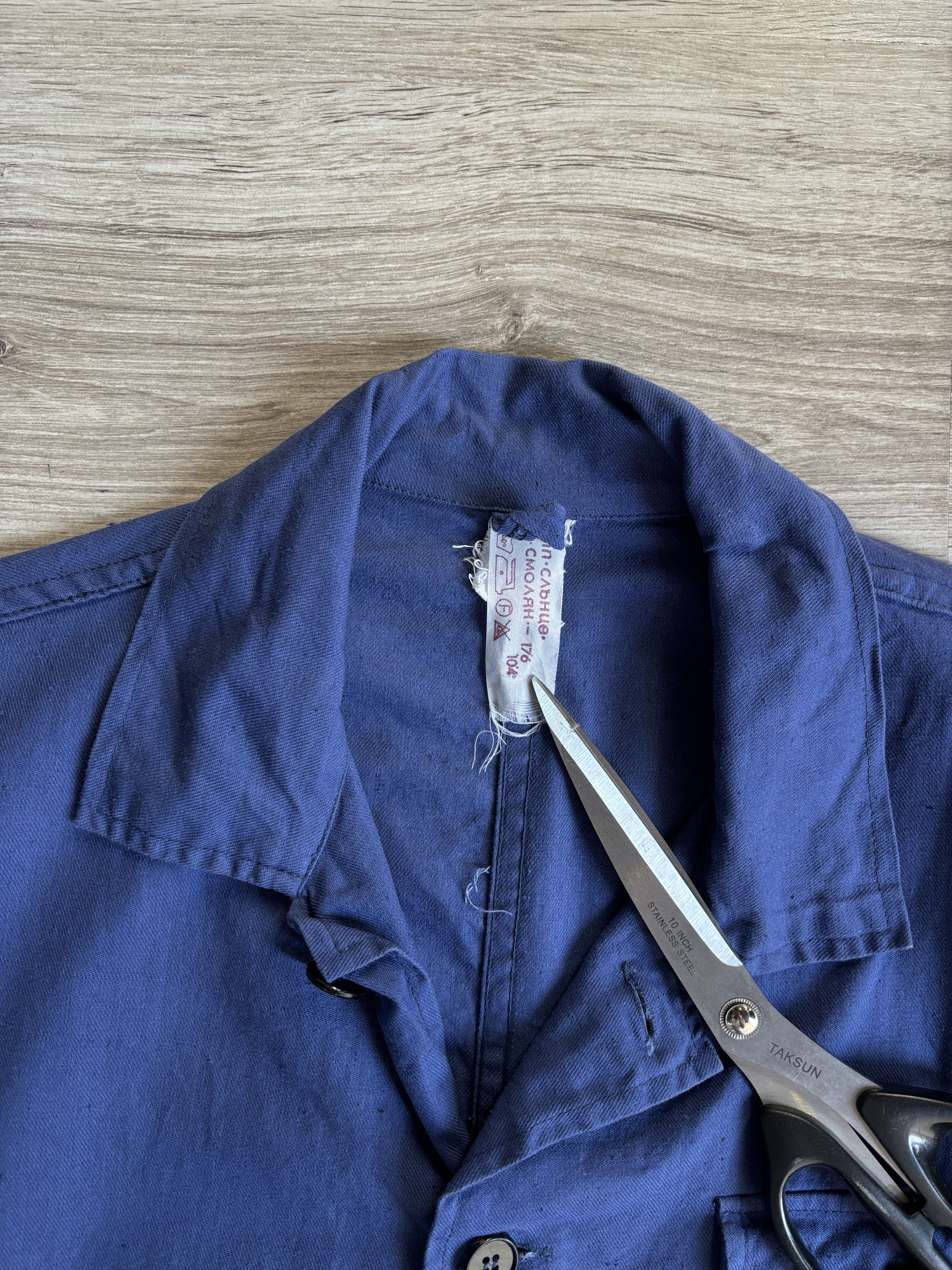 Vintage Vintage 80s French Workwear Chore Utility Jacket 7584ACK Size US L / EU 52-54 / 3 - 4 Thumbnail