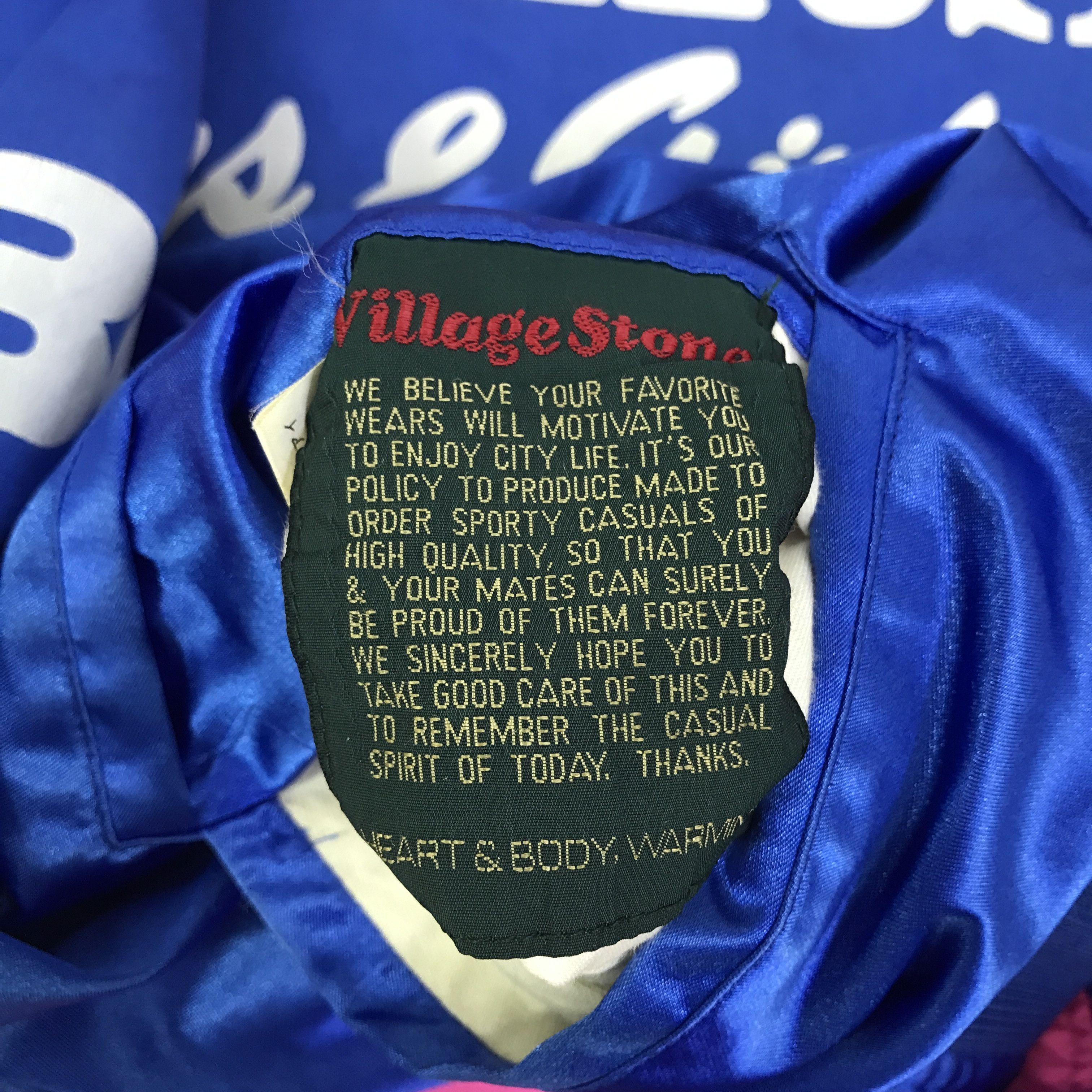 Japanese Brand Village stone Bears Boys & Girls Bombers Jacket K115B5 Size US L / EU 52-54 / 3 - 15 Thumbnail