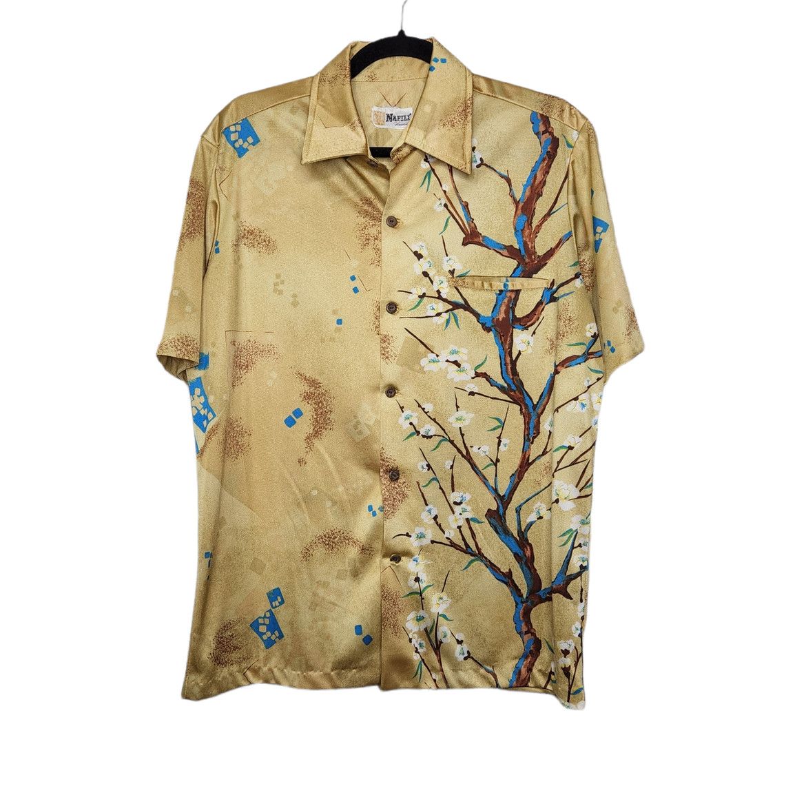 Vintage 60s 70s Napili Hawaii Hawaiian Aloha Shirt Flower