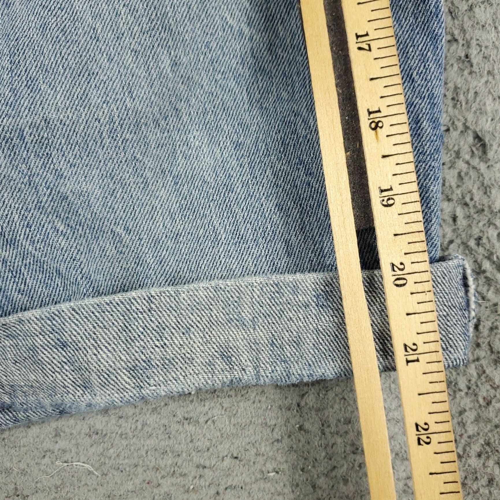Levi's Levis 569 Shorts Mens Size 42 Blue Denim Chino Waist 42 Regular Fit Cotton Blend Size US 40 / EU 56 - 5 Thumbnail