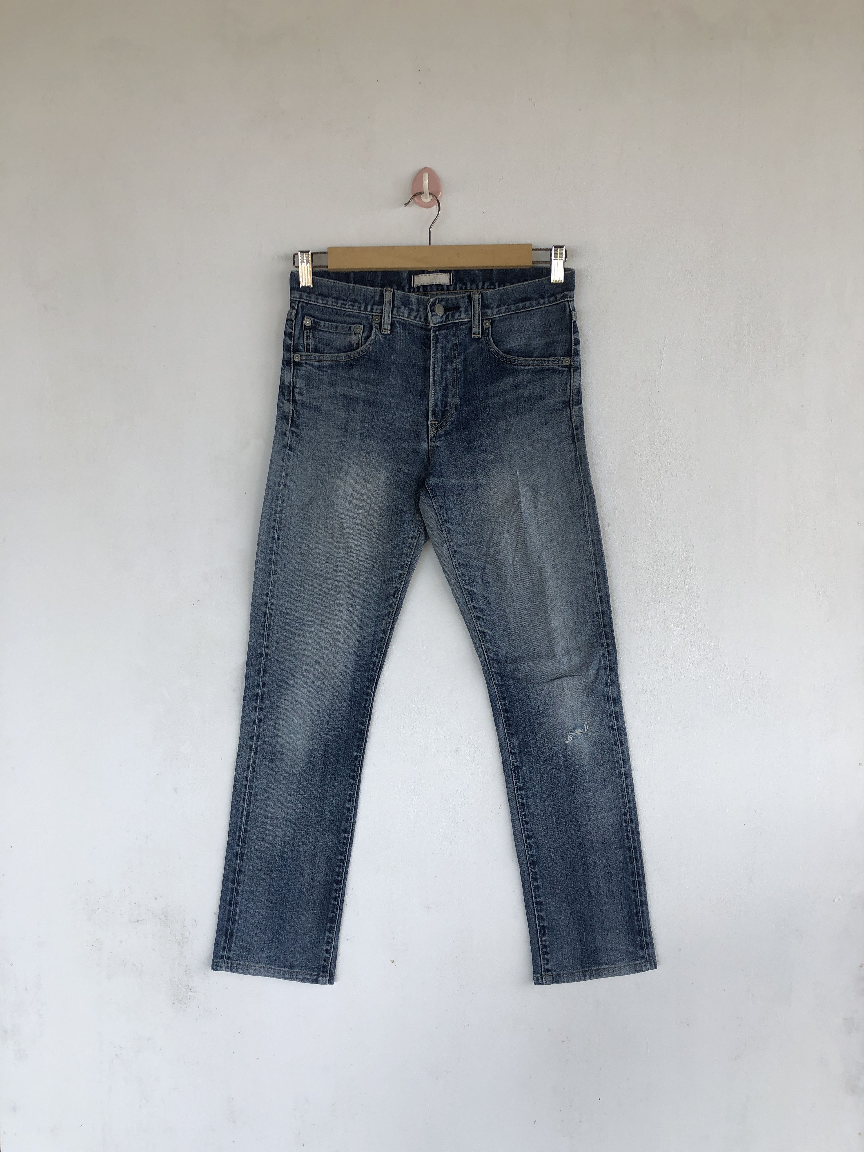 Japanese Brand Vintage Selvedge Uniqlo Jeans Redline Japanese Denim Pants Size 28" / US 6 / IT 42 - 1 Thumbnail