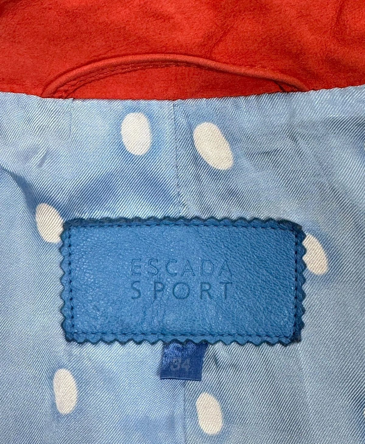 Escada Sport Escada Sport Genuine Calf Leather Nubuck Jacket size 34 Size XS / US 0-2 / IT 36-38 - 15 Thumbnail