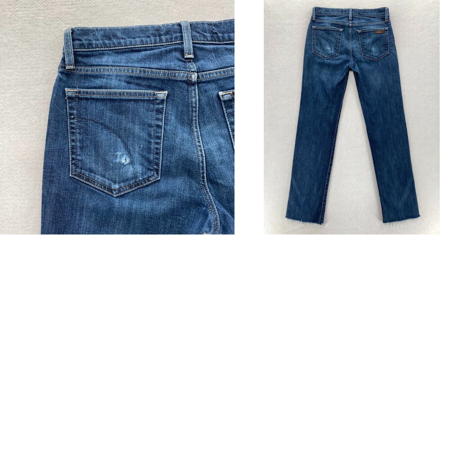 Vintage Joe's Jeans The Brixton Mens 29x32 Straight Dark Wash Blue Stretch Denim Jeans Size US 29 - 9 Thumbnail