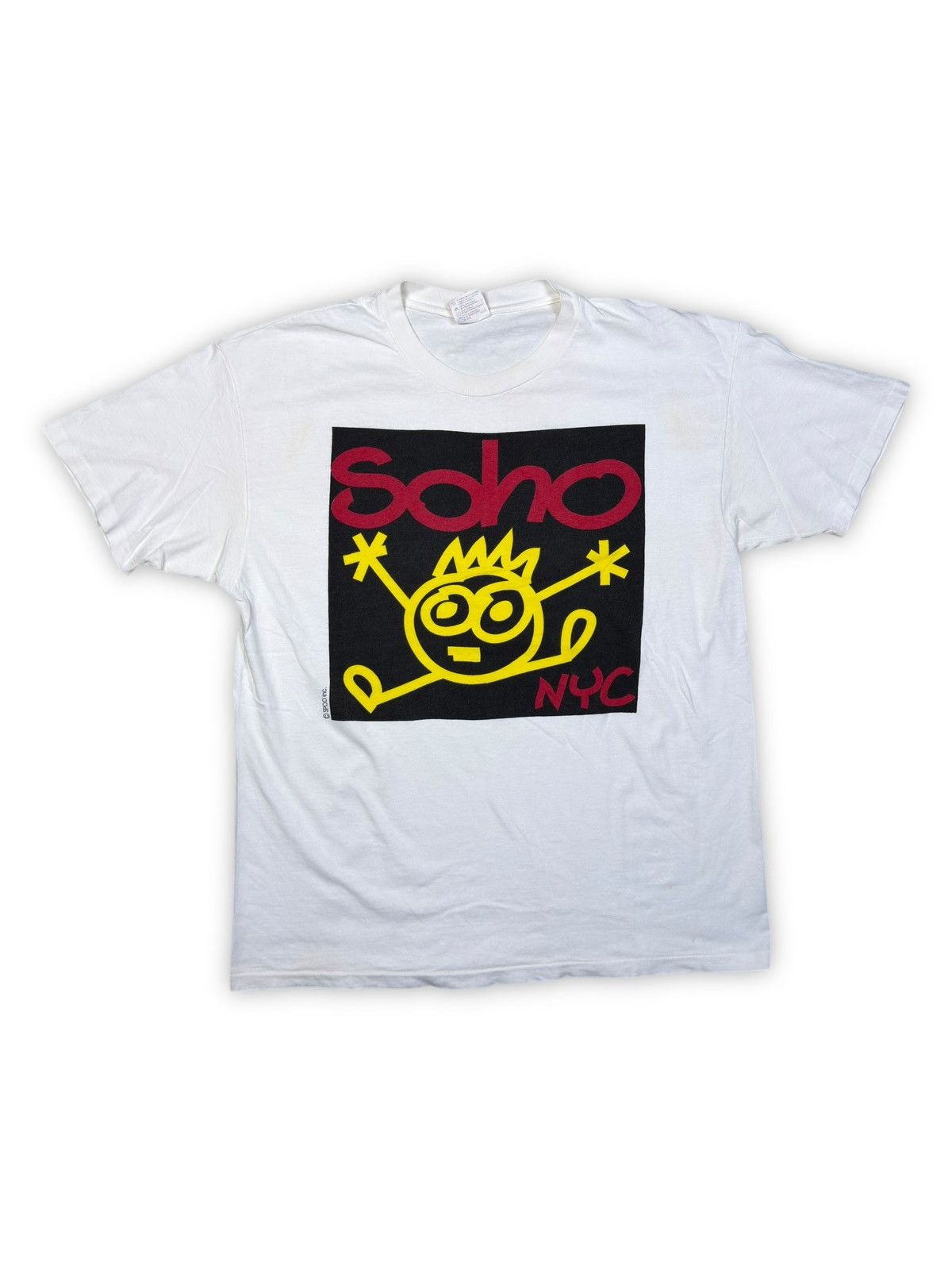 Vintage *RARE* VINTAGE POP ART SOHO NYC ART SPOO INC CARTOON TEE Size US XL / EU 56 / 4 - 1 Thumbnail