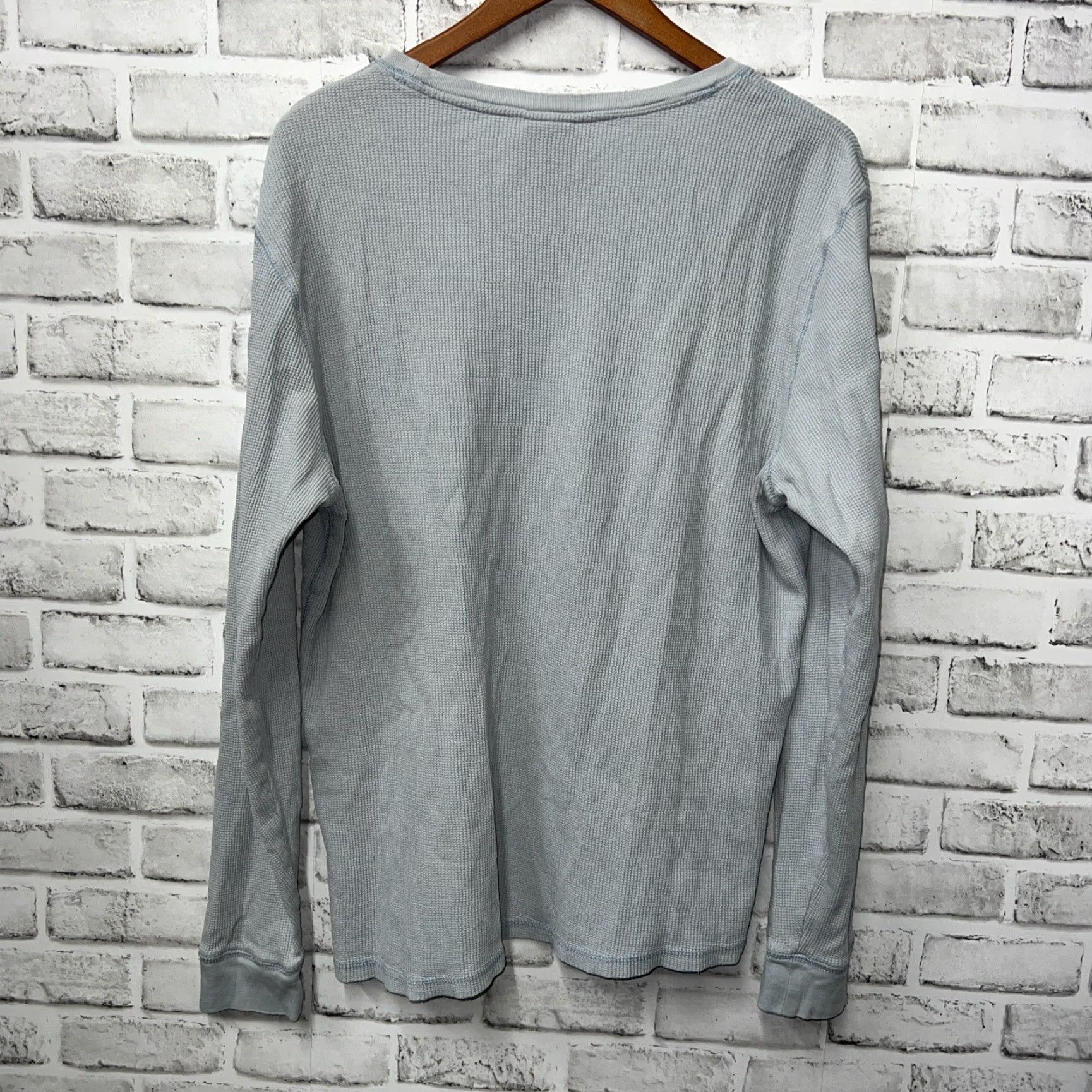 Lucky Brand Lucky Brand Gray Classic Fit Longsleeve T-Shirt Mens XL Size US XL / EU 56 / 4 - 3 Thumbnail