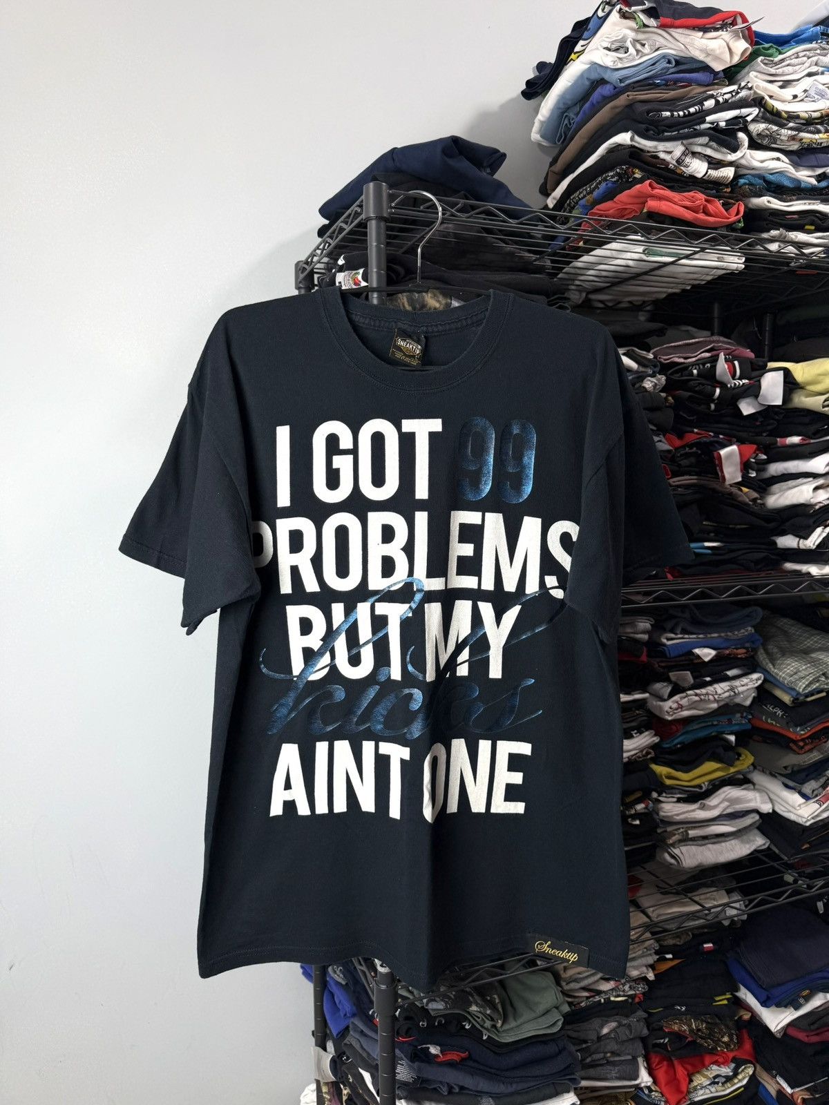 Sean John Vintage I Got 99 Problems But My Kicks Aint One T Shirt Size US L / EU 52-54 / 3 - 1 Thumbnail