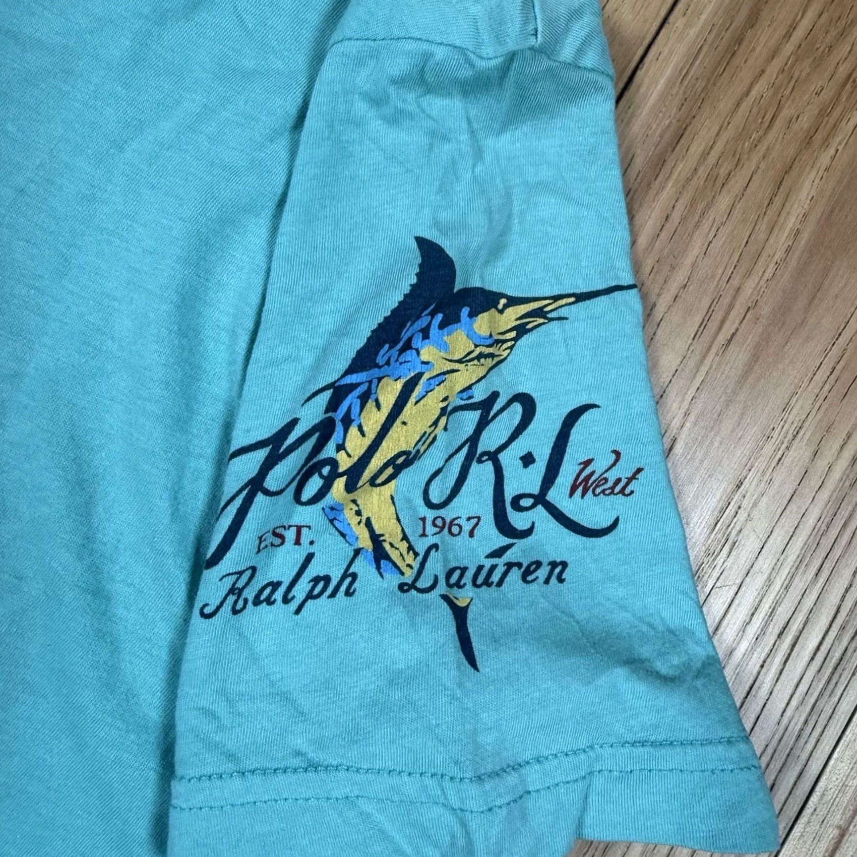 Ralph Lauren Ralph Lauren Polo T Shirt Mens S Short Sleeve Fish Marlin Green Green Mens S Short Sleeve Fish Polo Ralph Lauren T Shirt Size US S / EU 44-46 / 1 - 4 Thumbnail
