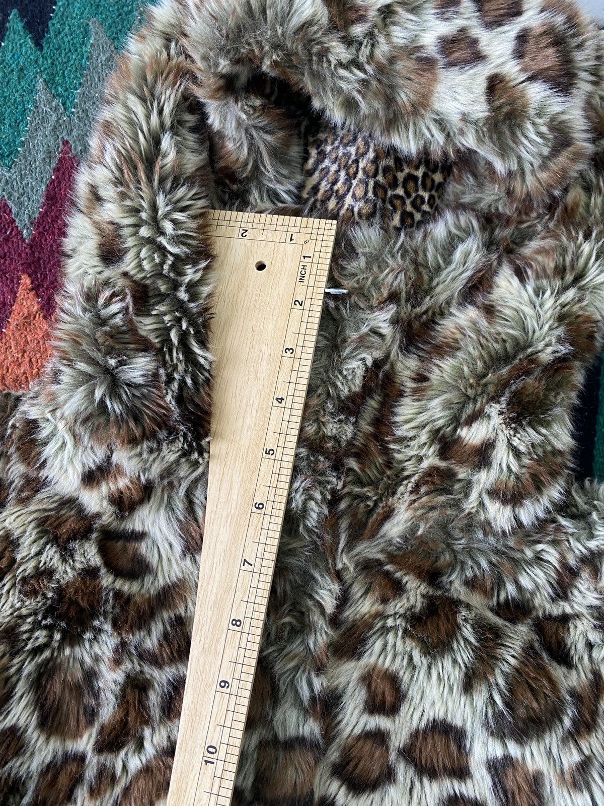 Sunao Kuwahara 2000’s Sunaokuwahara Leopard Print Faux Fur Cropped Jacket Size S / US 4 / IT 40 - 7 Thumbnail