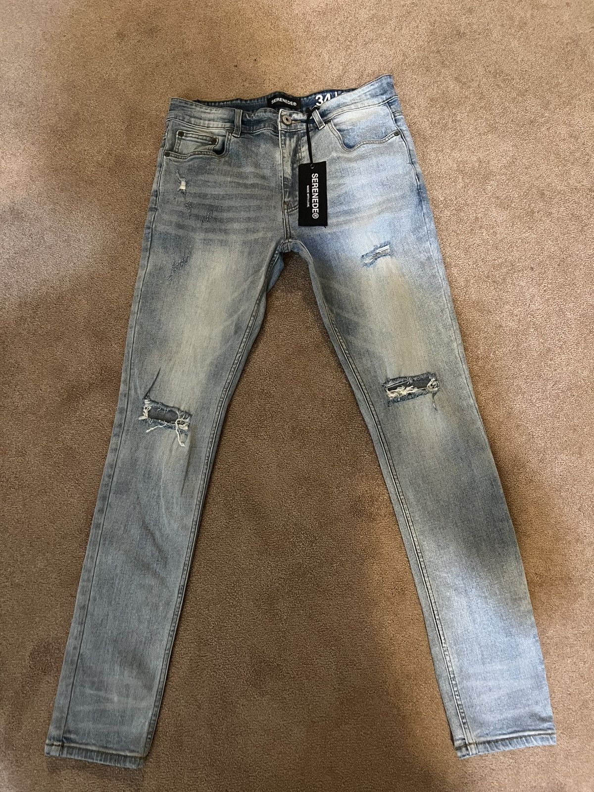 SERENEDE “Sedona 2.0” Distressed Skinny Jeans