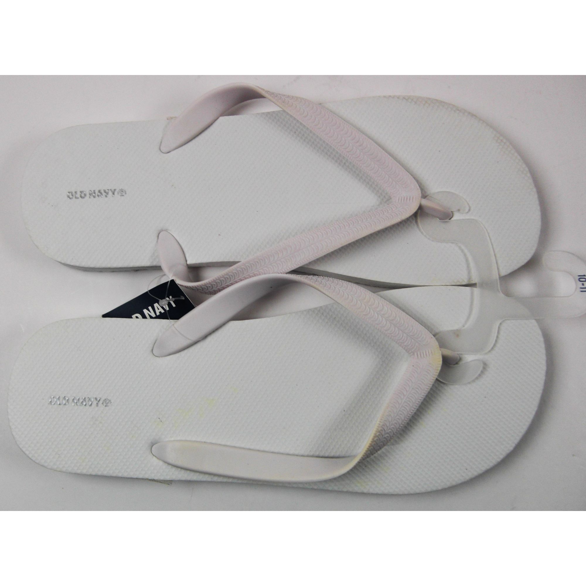 Old Navy Old Navy Adult Flip Flops Sandals/Shoes Color White Size 10- Size US 10.5 / EU 43-44 - 2 Thumbnail