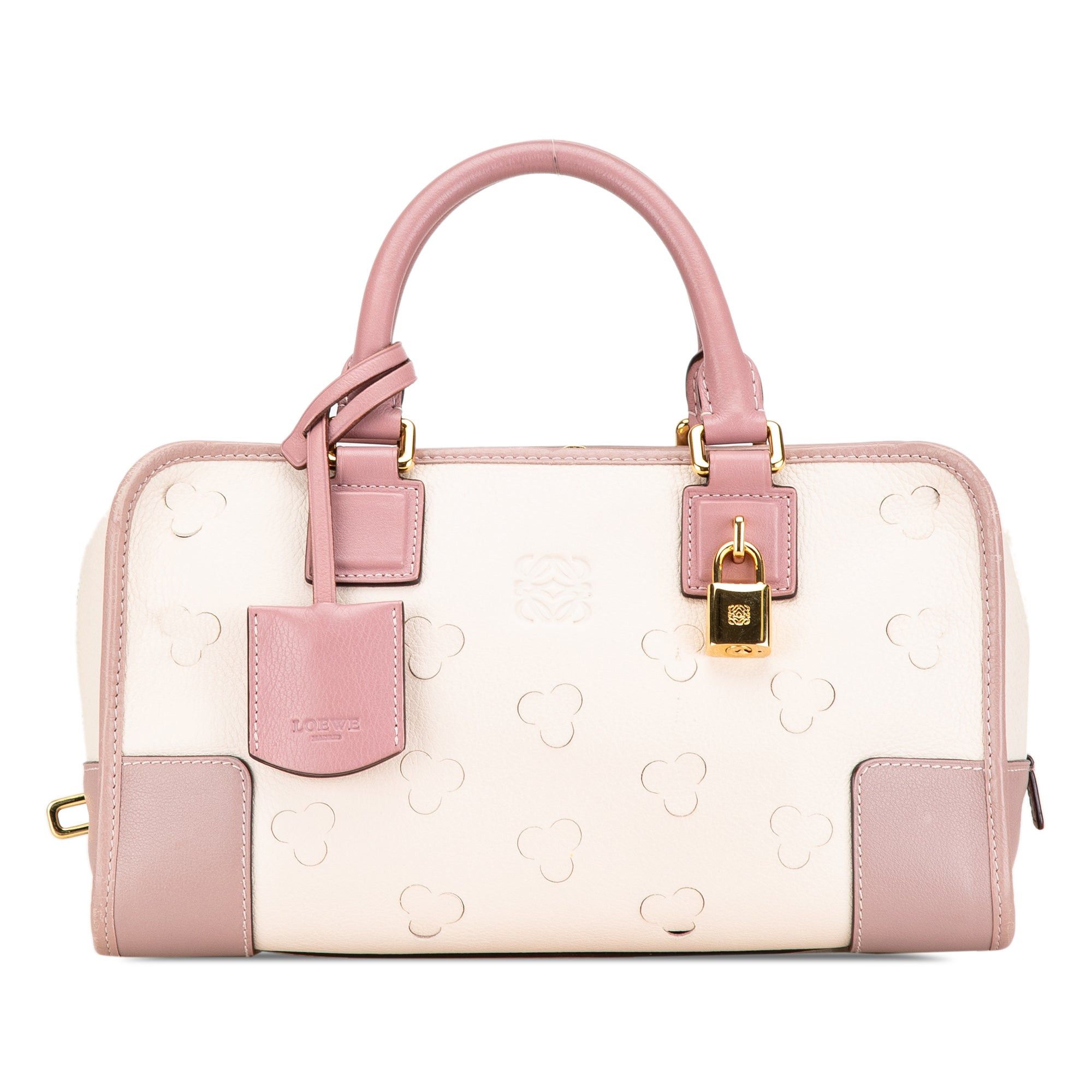 LOEWE Leather Amazona Cherry Blossom 28 White