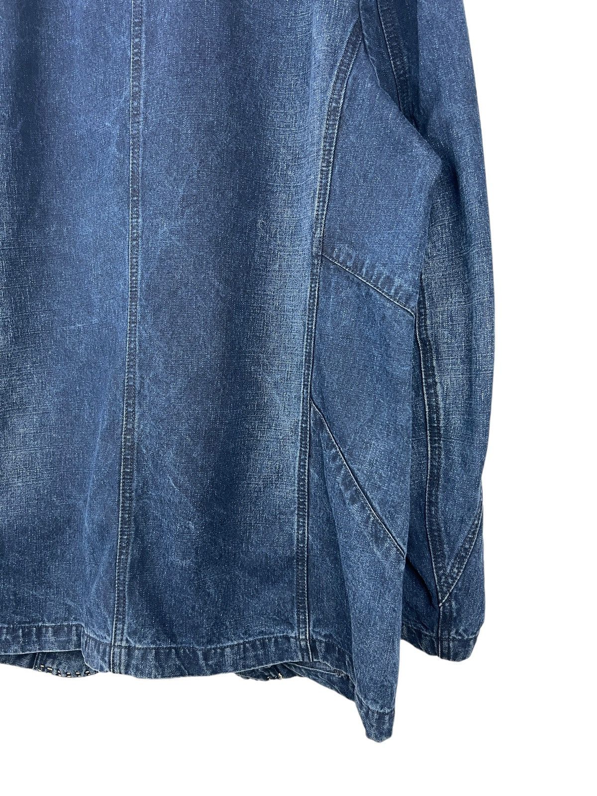 Marithe + Francois Girbaud Vintage Marithe Francois Girbaud Denim Blazer Jacket Size US L / EU 52-54 / 3 - 8 Thumbnail