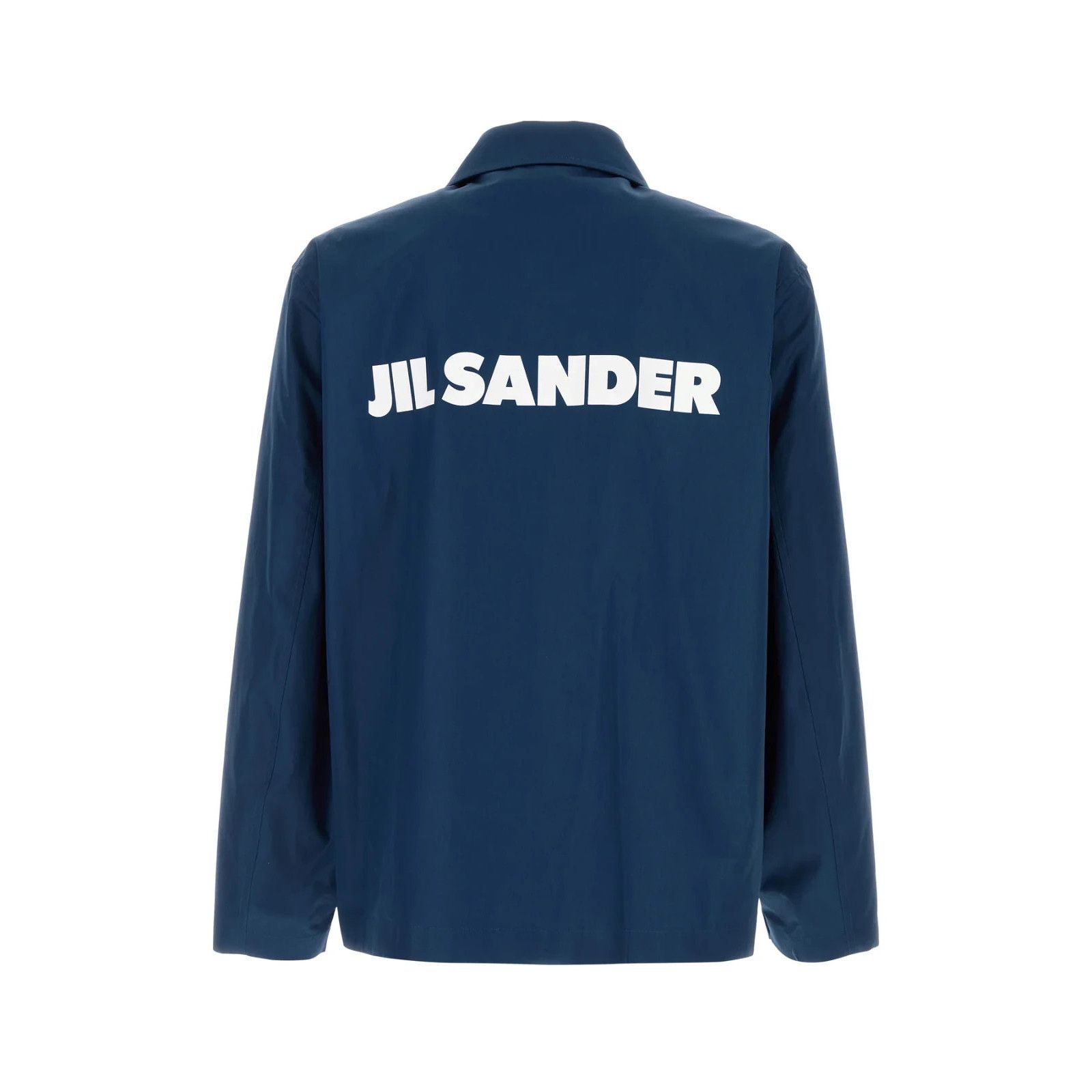 Jil Sander JIL SANDER Blue Cotton Windbreaker Jacket New & Authentic (M Size US L / EU 52-54 / 3 - 2 Thumbnail