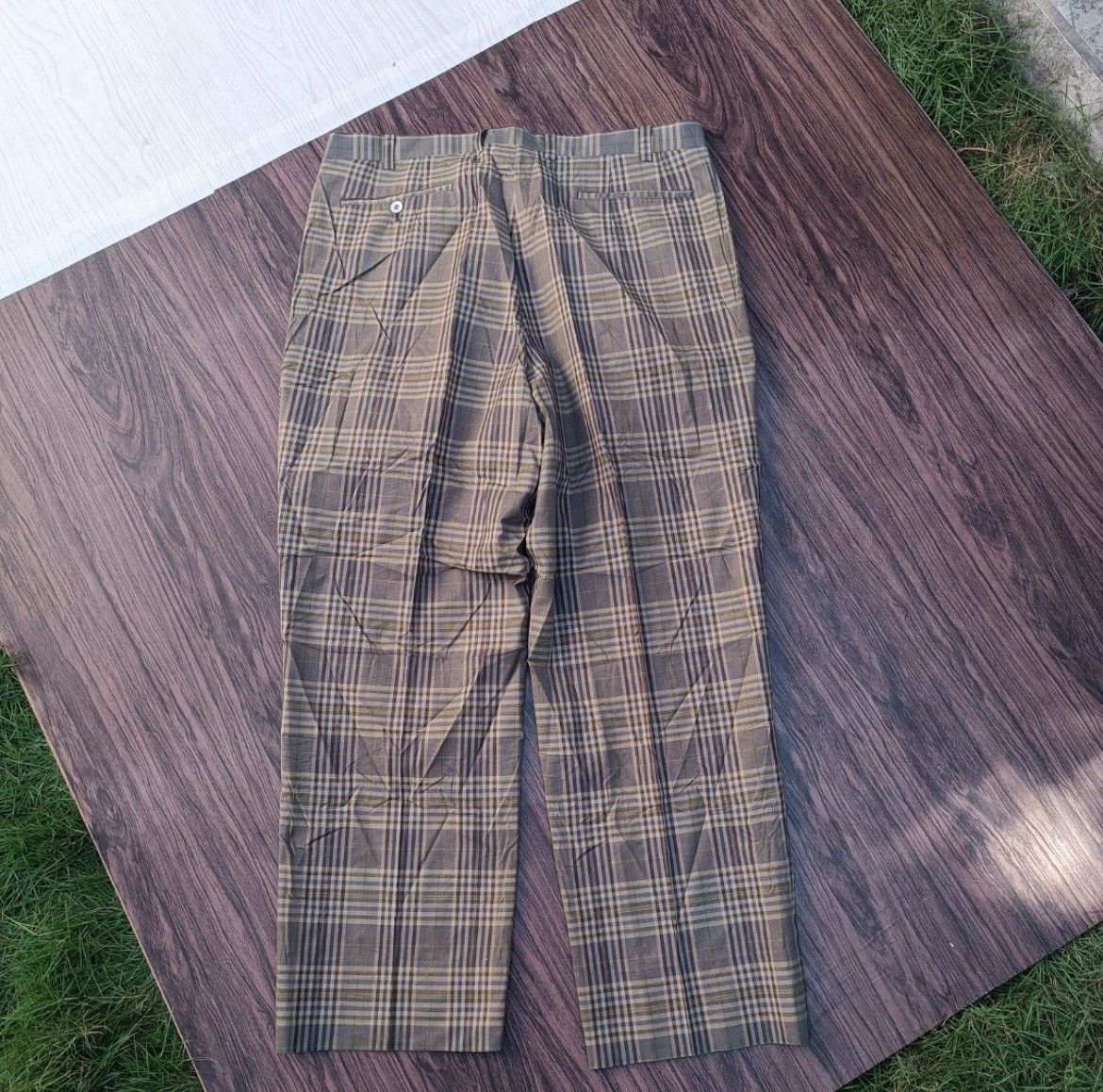 Balmain × Pierre Balmain Vintage Pierre Balmain Tartan Pants Size US 35 - 4 Thumbnail