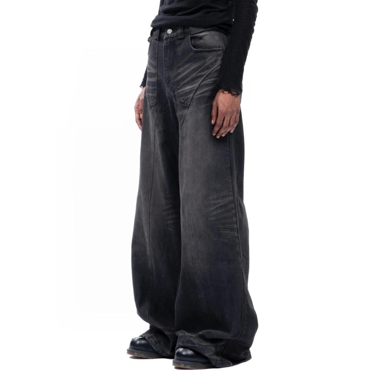 パンツ No faith studios BLACK DUNE DENIM BLACK ARTISANAL DUNE DENIM – NO/FAITH STUDIOS