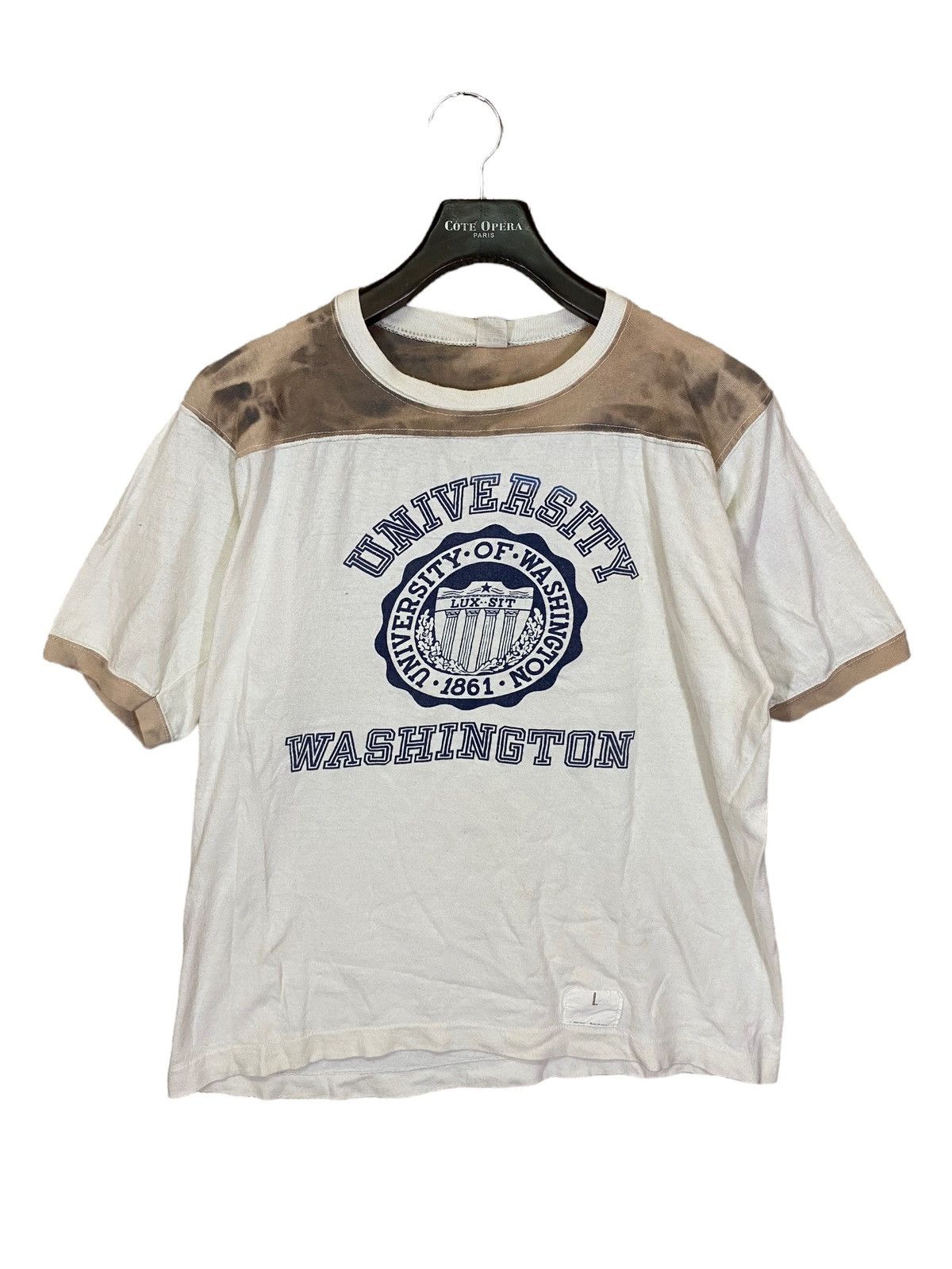 Vintage ‼️VINTAGE UNIVERSITY WASHINGTON TSHIRT SUN FADED size L‼️ Size US L / EU 52-54 / 3 - 1 Thumbnail