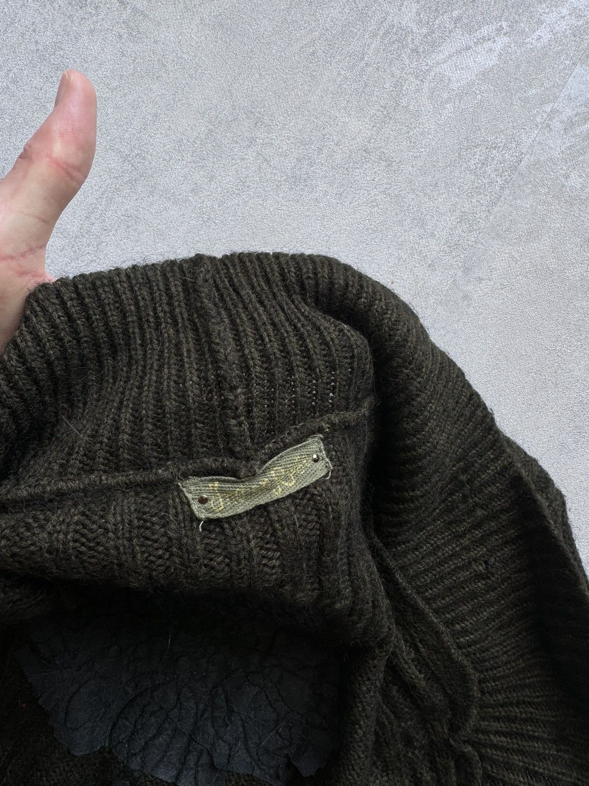 Japanese Brand Indian Rose Cardigan Mohair/wool/acrylic Cropped Sweater Size M / US 6-8 / IT 42-44 - 5 Thumbnail