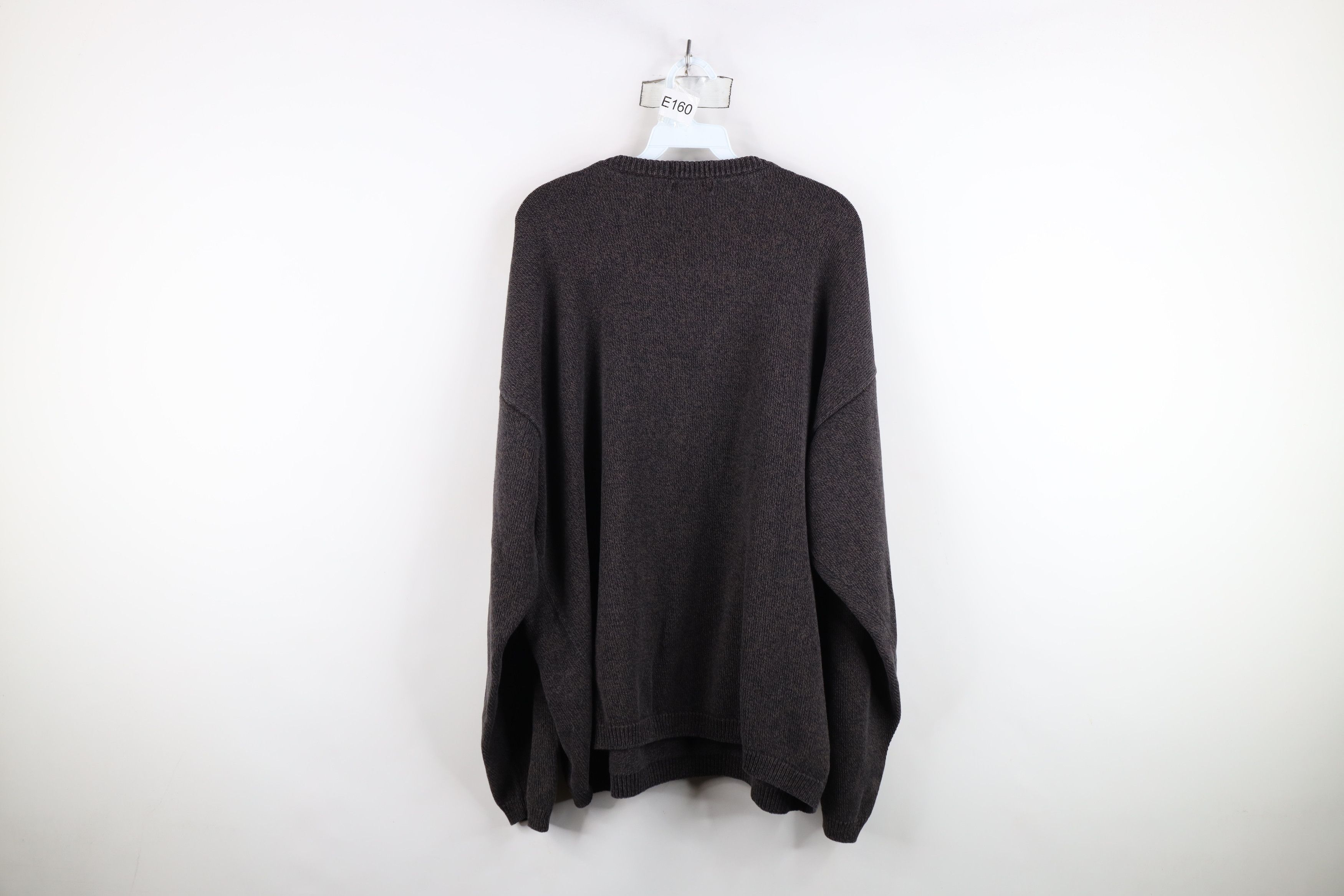 Vintage Vintage 90s Streetwear Hand Framed Knit Crewneck Sweater Size US XXL / EU 58 / 5 - 7 Thumbnail