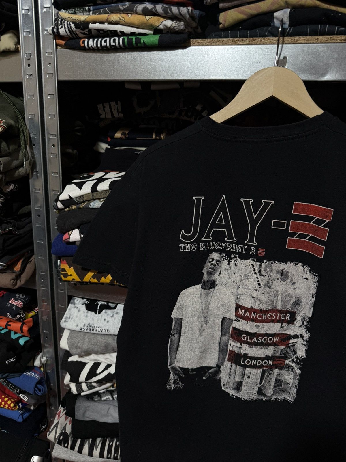 Rap Tees Vintage 2009 Jay Z Blueprint 3 Rap Tour T-Shirt Y2K Hype Size US L / EU 52-54 / 3 - 3 Thumbnail